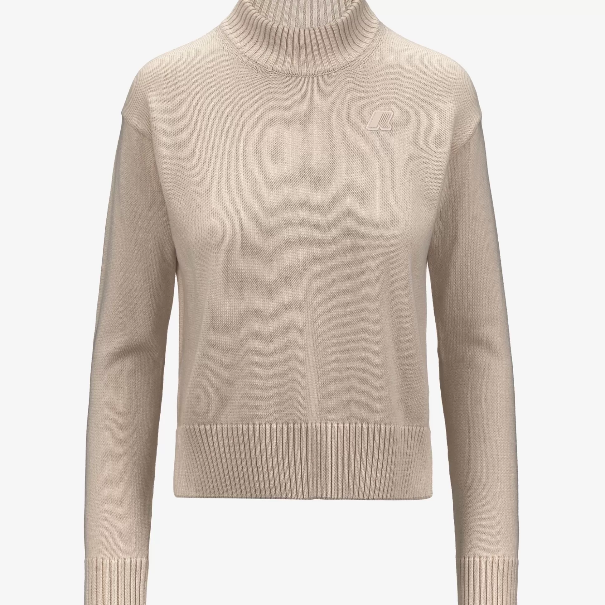 Outlet K-Way AGATA COTTON CASHMERE Beige