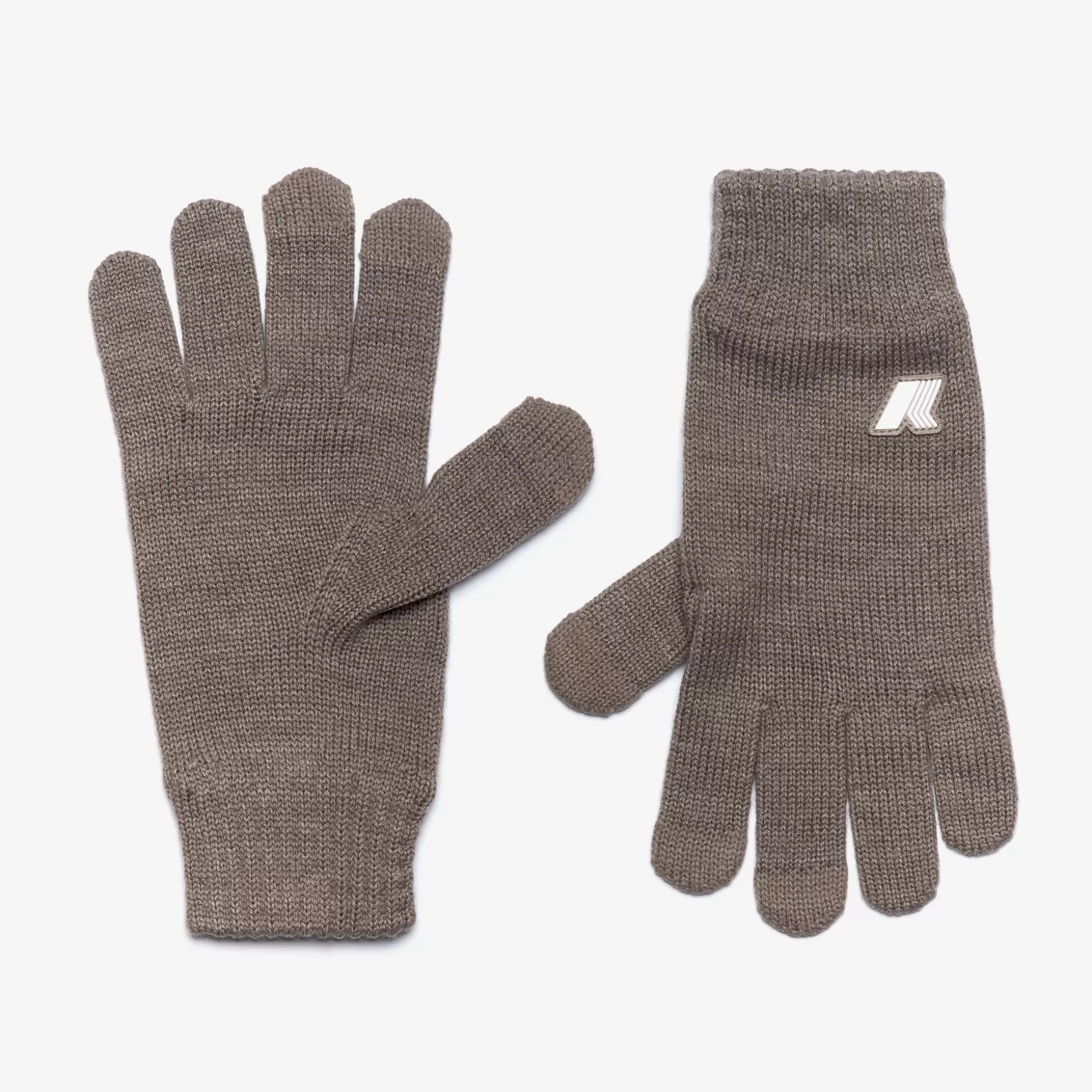 Discount K-Way ALFRED CARDIGAN STITCH WOOL Beigetaupemelange