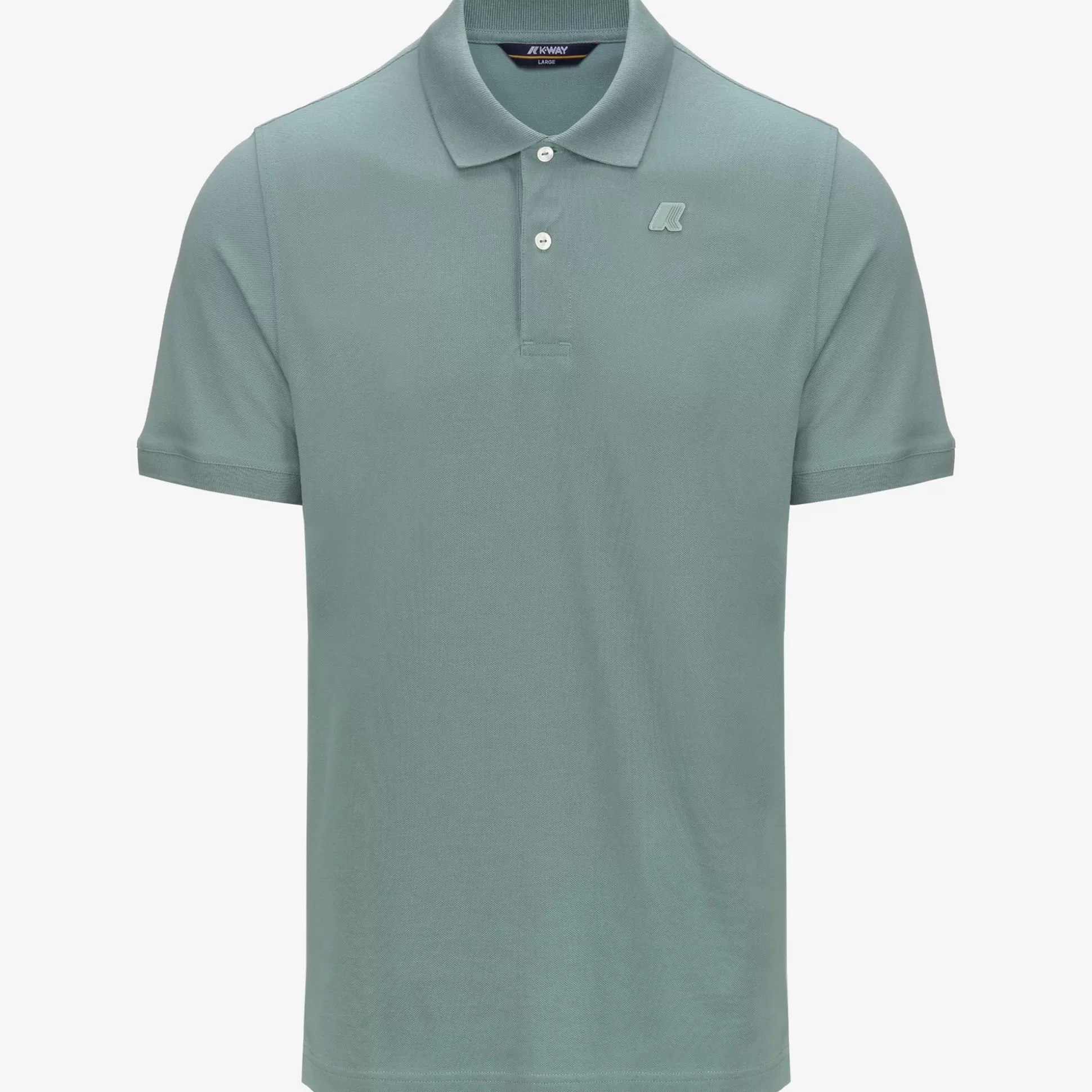 Flash Sale K-Way AMEDEE PIQUE Greenmold