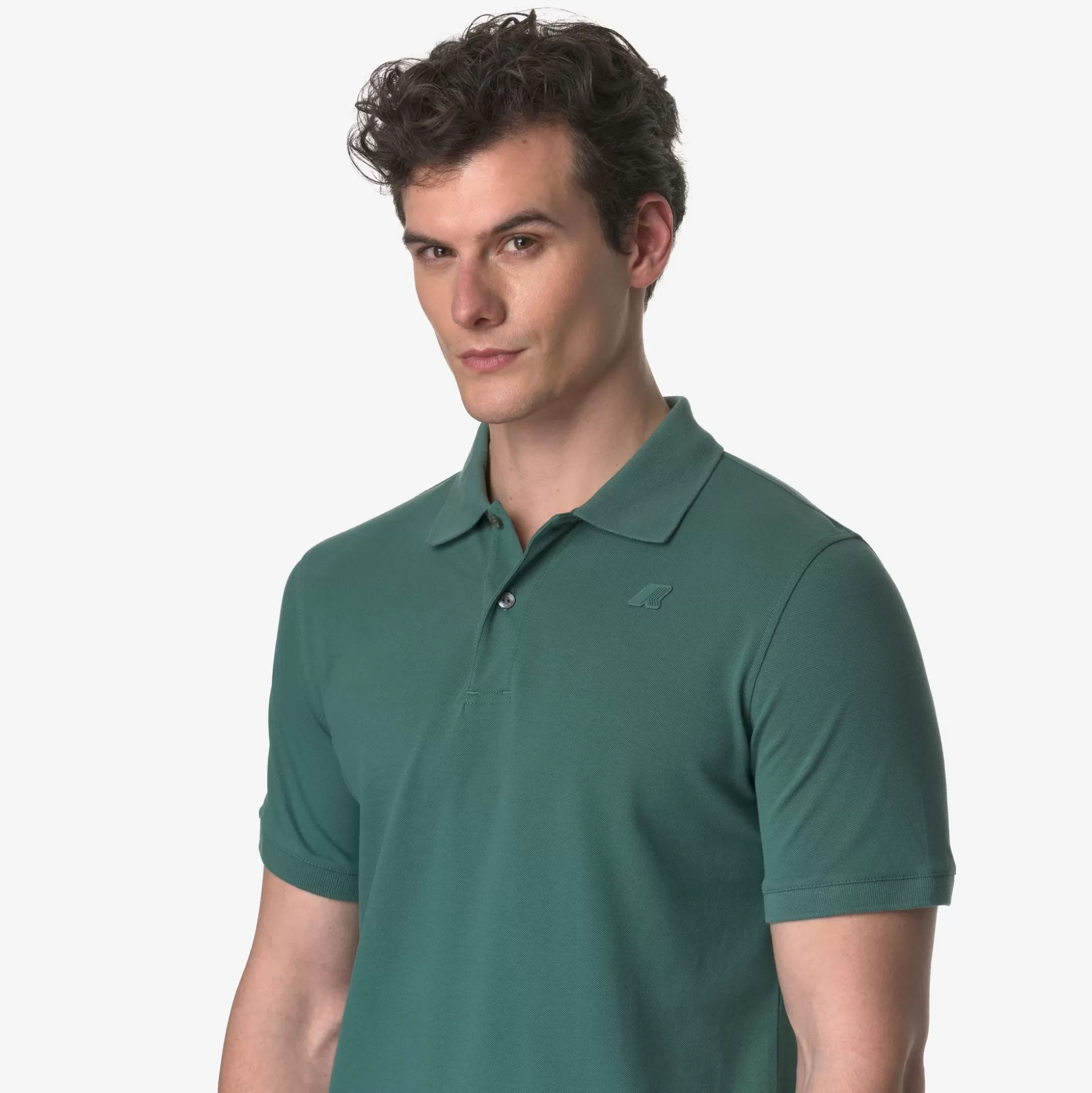 Best Sale K-Way AMEDEE PIQUE Greenpalm