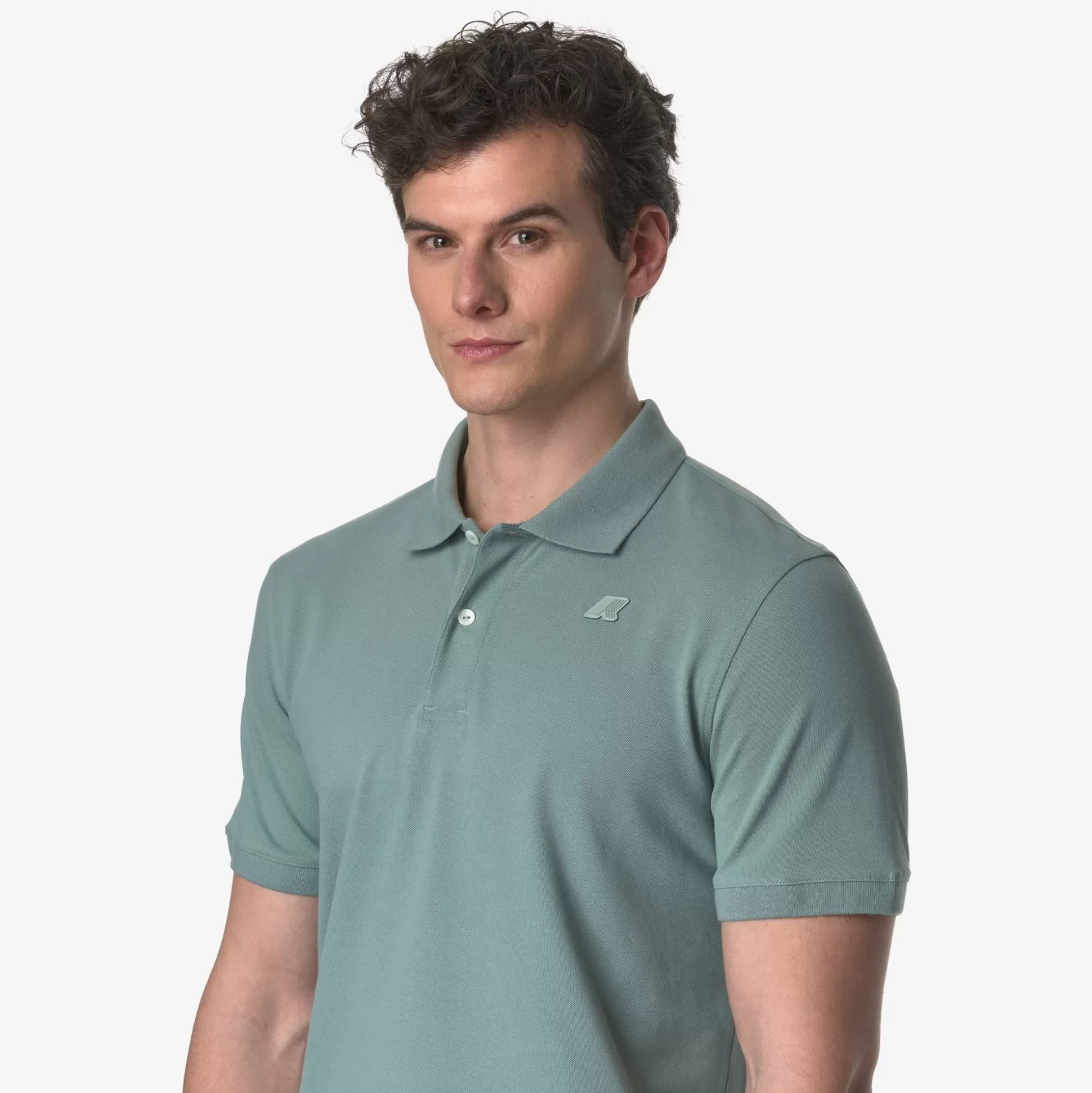 Flash Sale K-Way AMEDEE PIQUE Greenmold