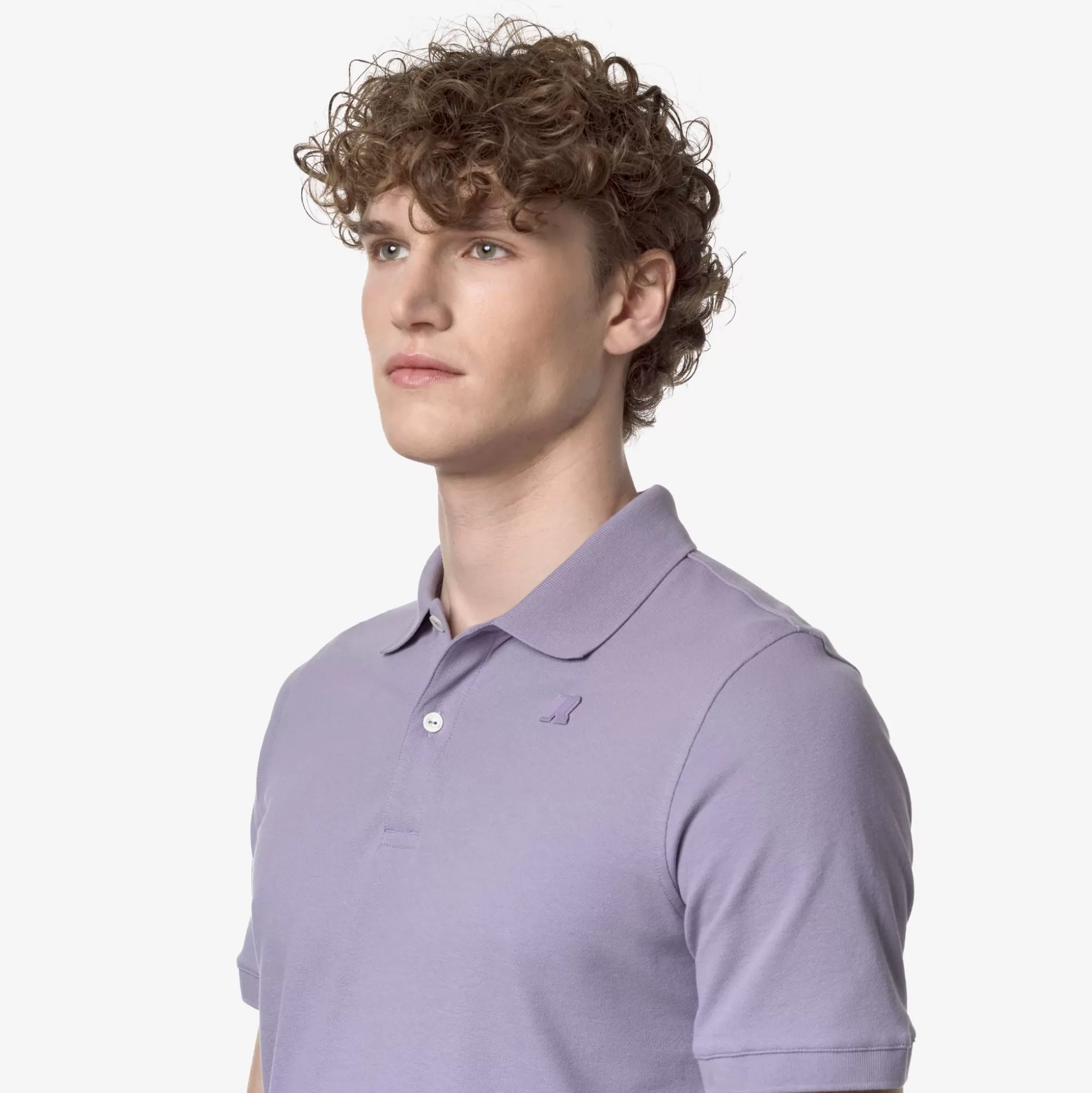 Outlet K-Way AMEDEE PIQUE Violetglicine