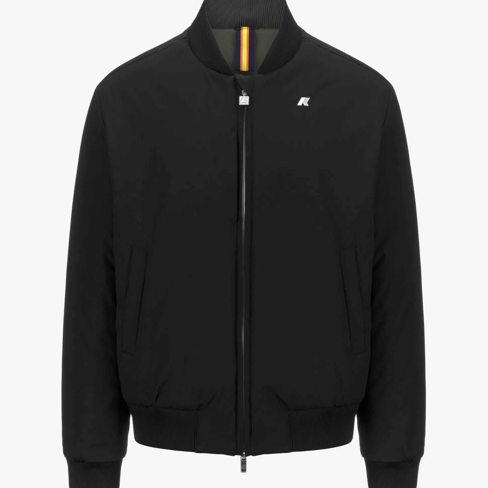 Outlet K-Way AORELIAN ST WARM REVERSIBLE Blackpure-greenblackish
