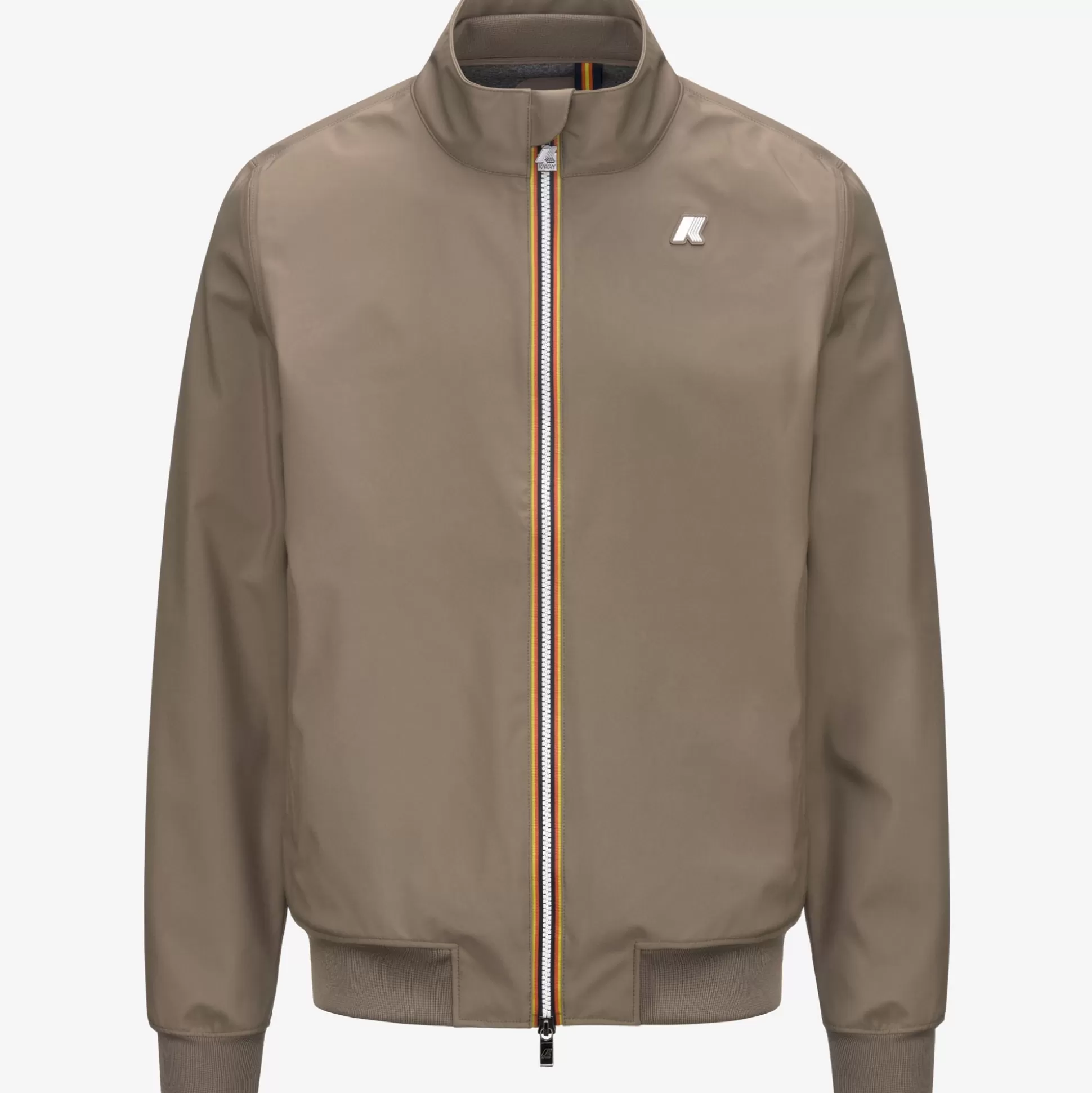 New K-Way ARSENE BONDED JERSEY Beigetaupe