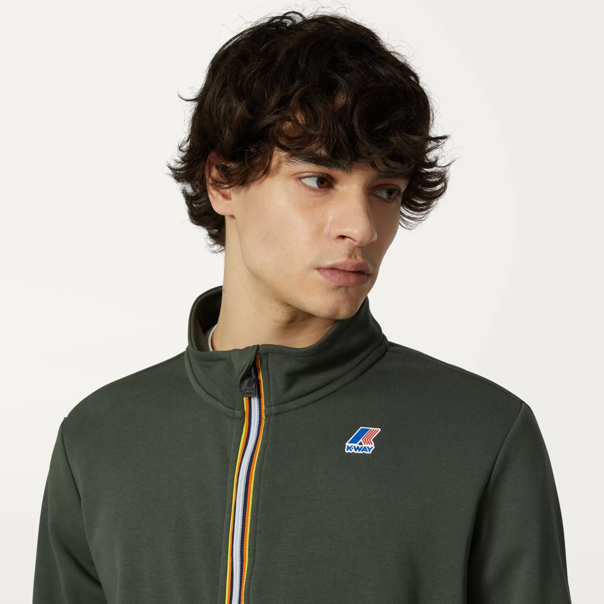 Hot K-Way AUGUR POLY COTTON Greenblackish