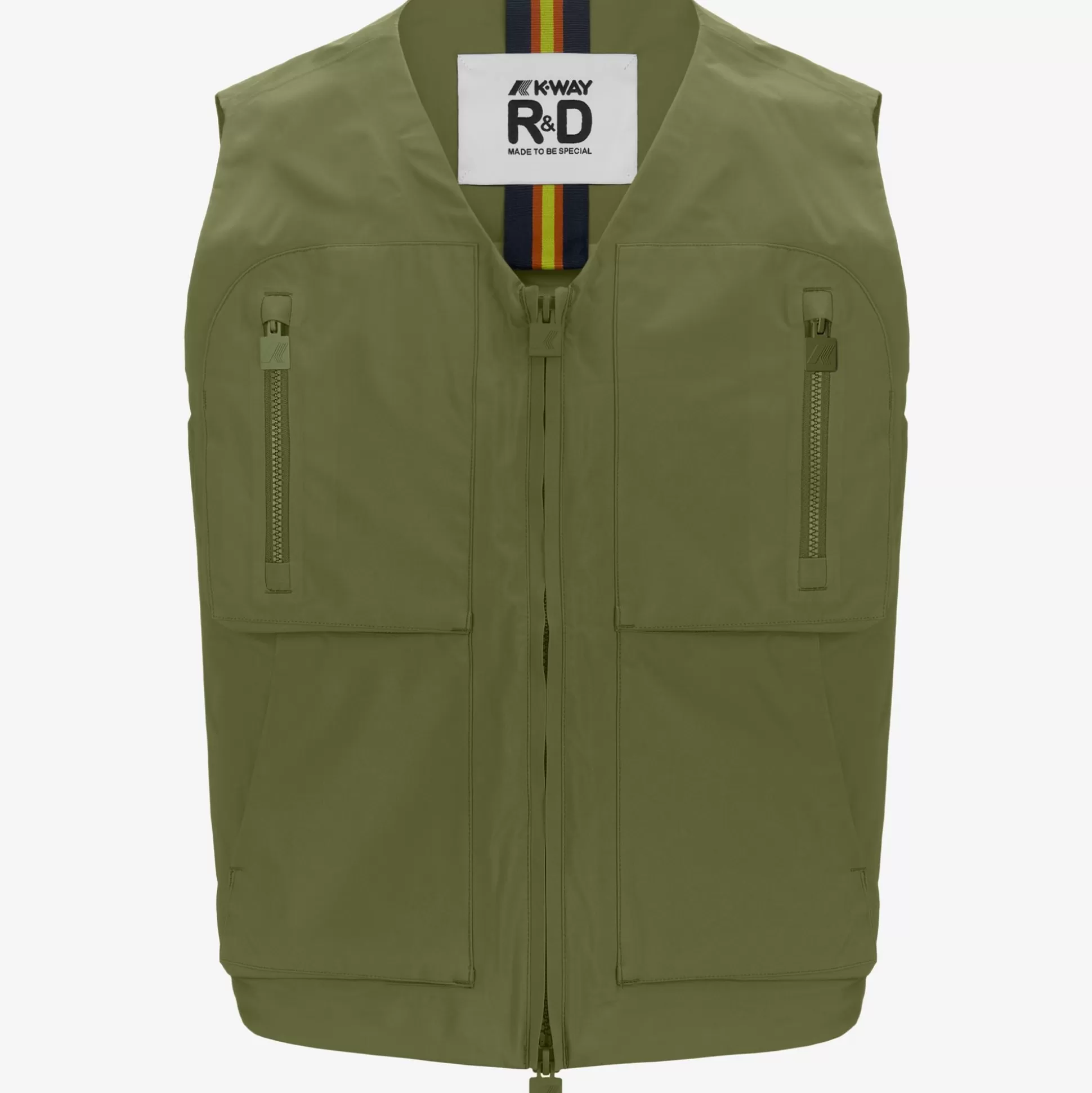 Cheap K-Way BARNEL POCKETS BONDED JERSEY Greensphagnum-grey