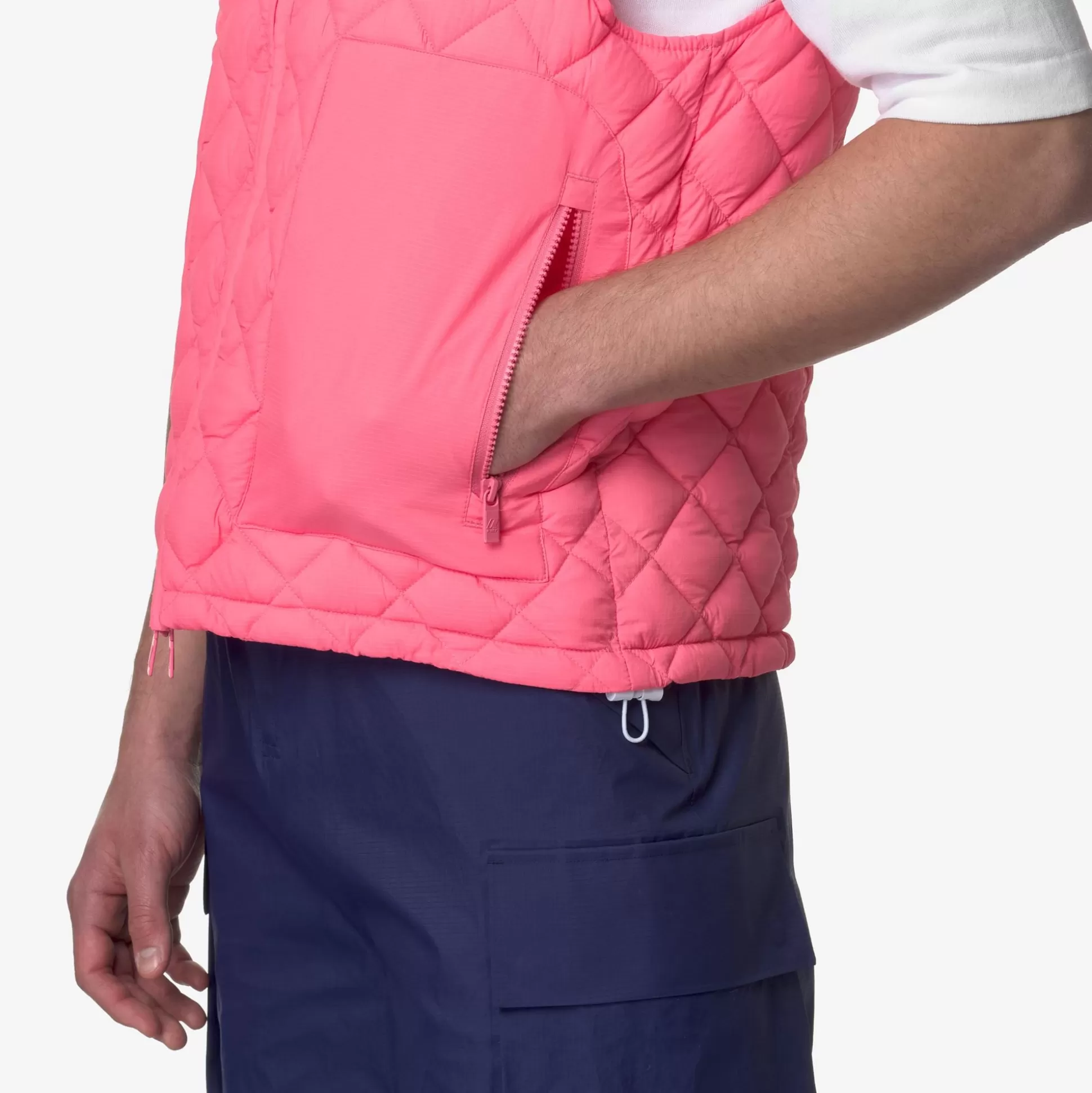 New K-Way BARNELY ECO LIGHT WARM Pinkcamellia