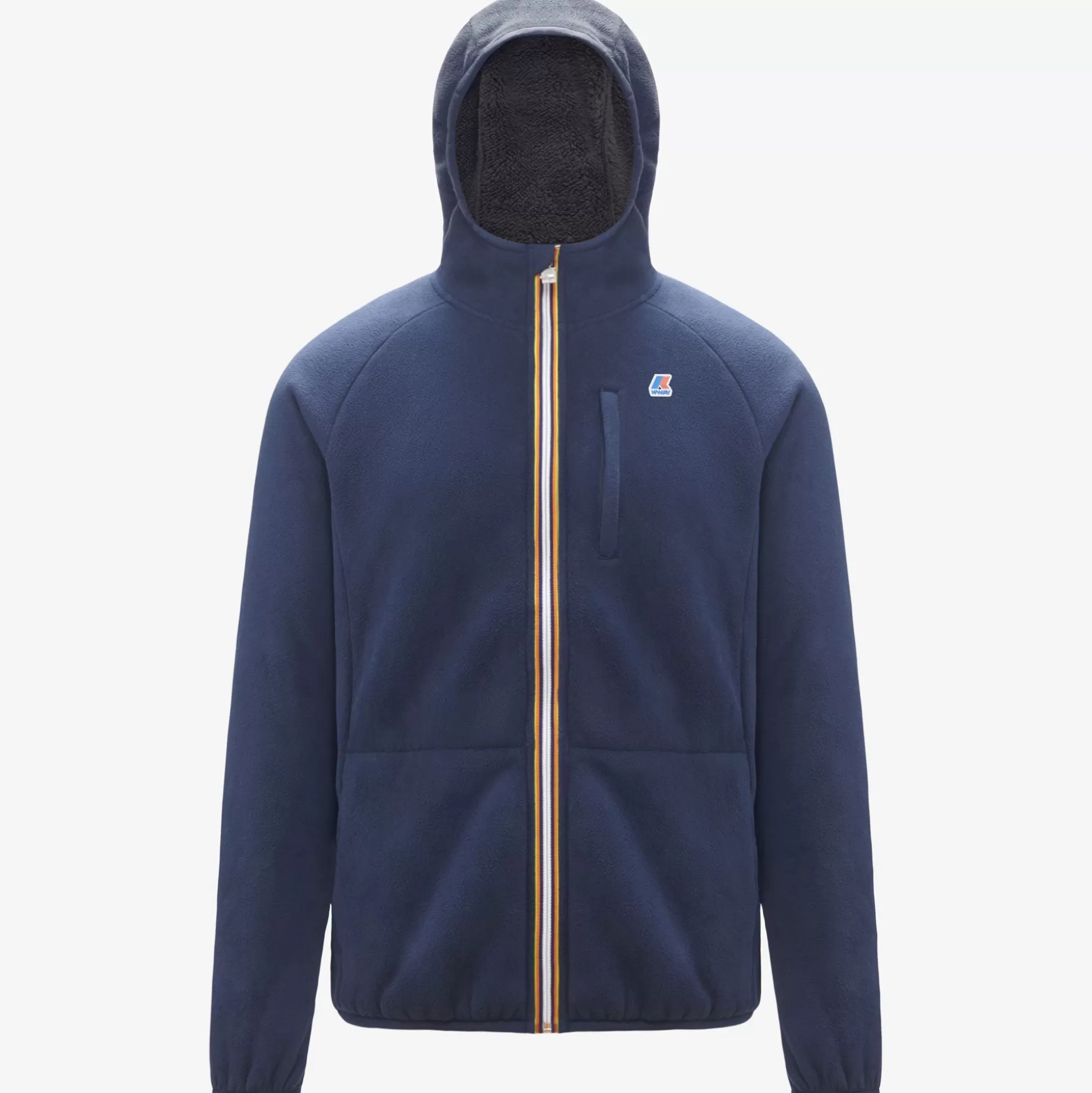Shop K-Way BEAU ST FUR BONDED Bluedepth-greysmk