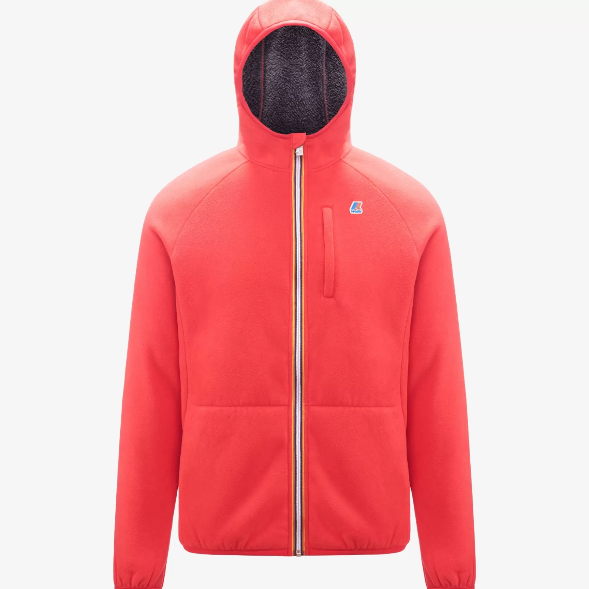 Sale K-Way BEAU ST FUR BONDED Red-greysmk