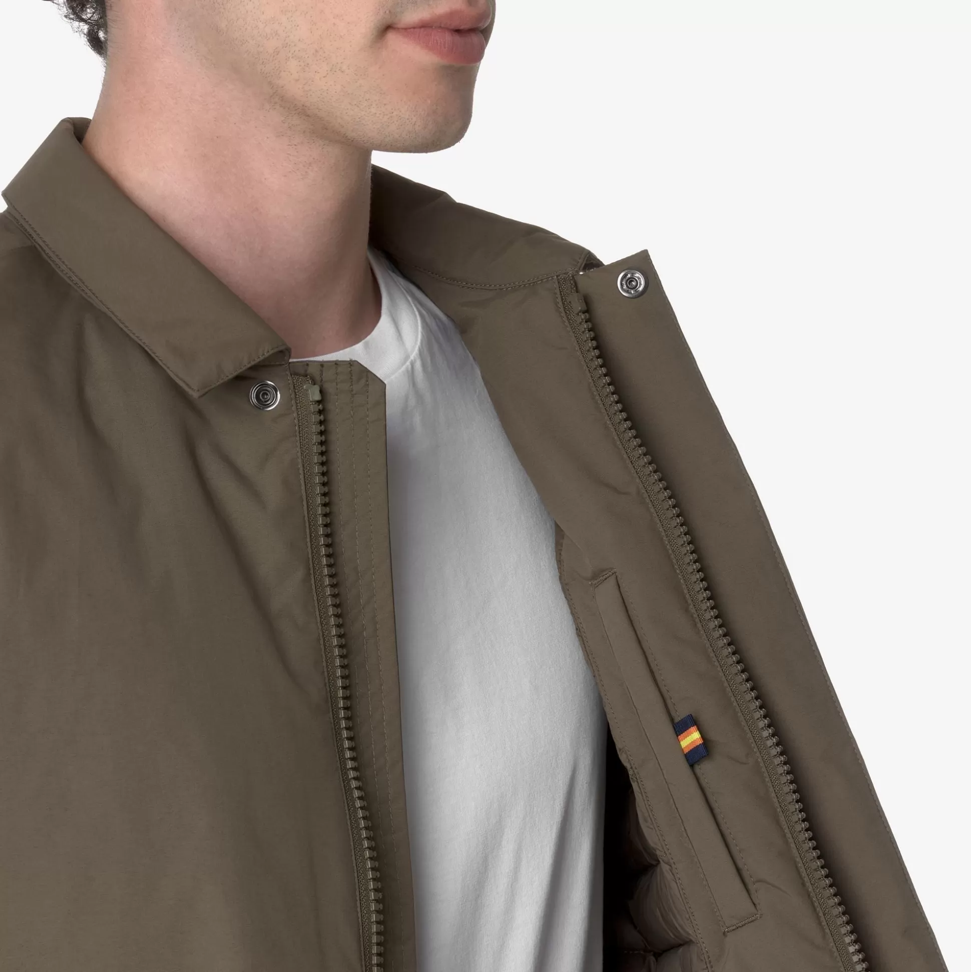 Online K-Way BENNY WARM OTTOMAN Browngreenish