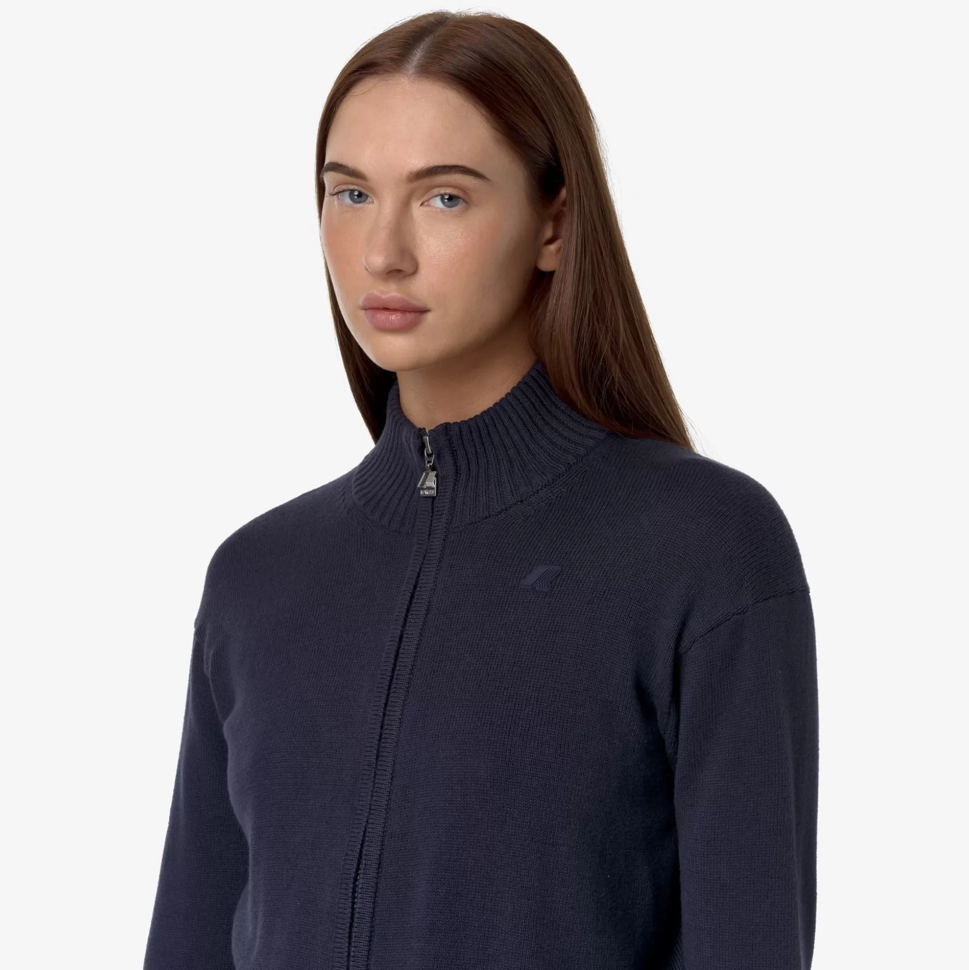 New K-Way BETINNE COTTON CASHMERE Bluedk