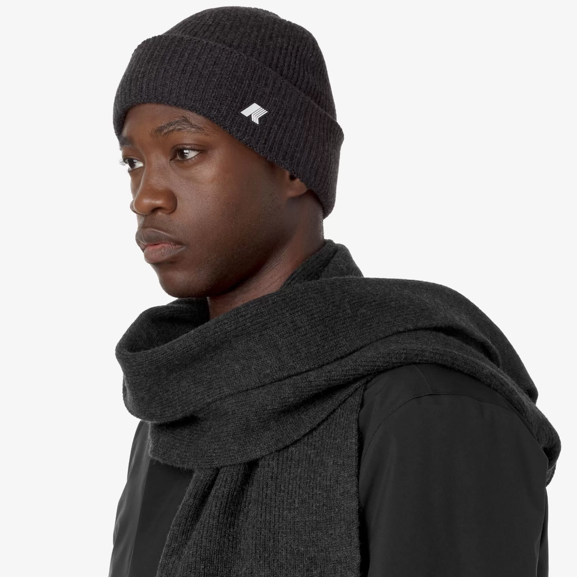 Online K-Way BRICE CARDIGAN STITCH WOOL Blackpuremelange