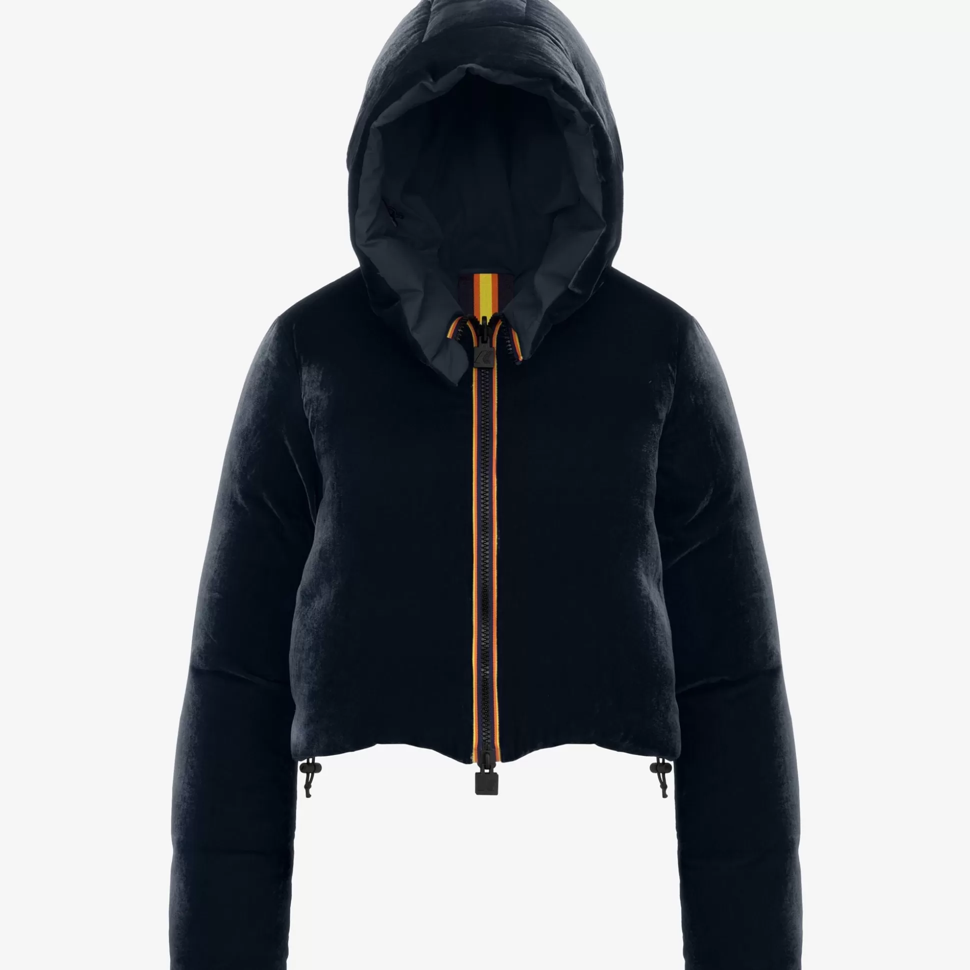 Hot K-Way BRIEN VELVET THERMO REVERSIBLE Blackash