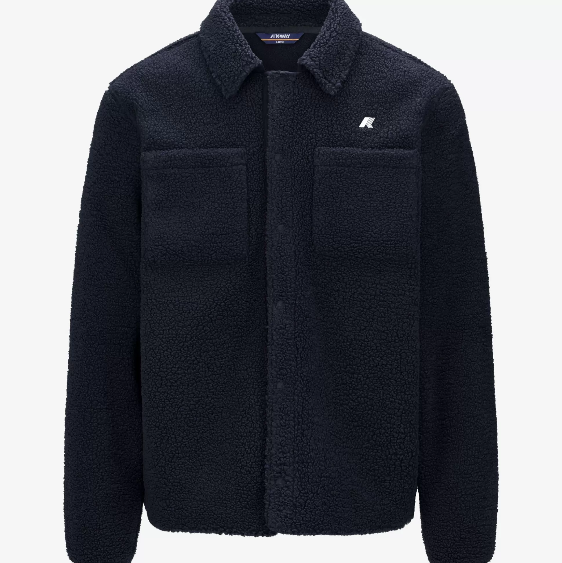 Flash Sale K-Way CAMERON SHERPA POLAR Bluedepth-bluedepth