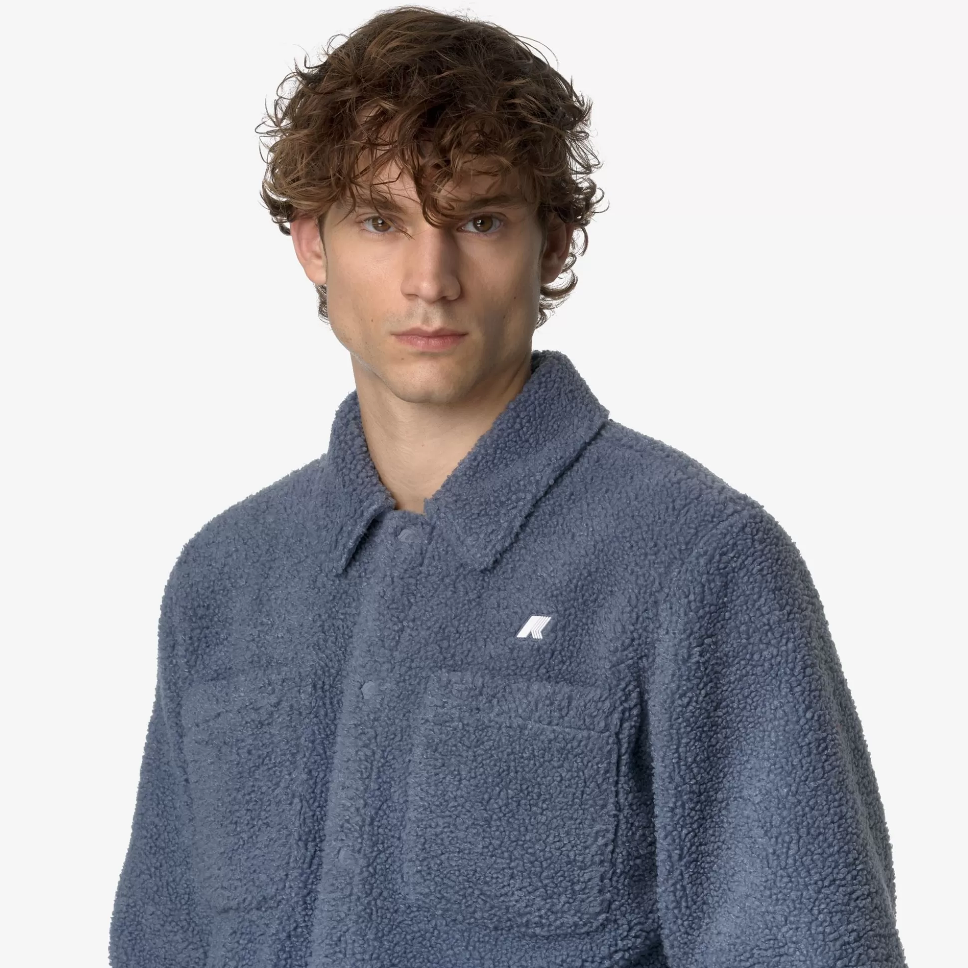 Best Sale K-Way CAMERON SHERPA POLAR Greybluea-greybluea