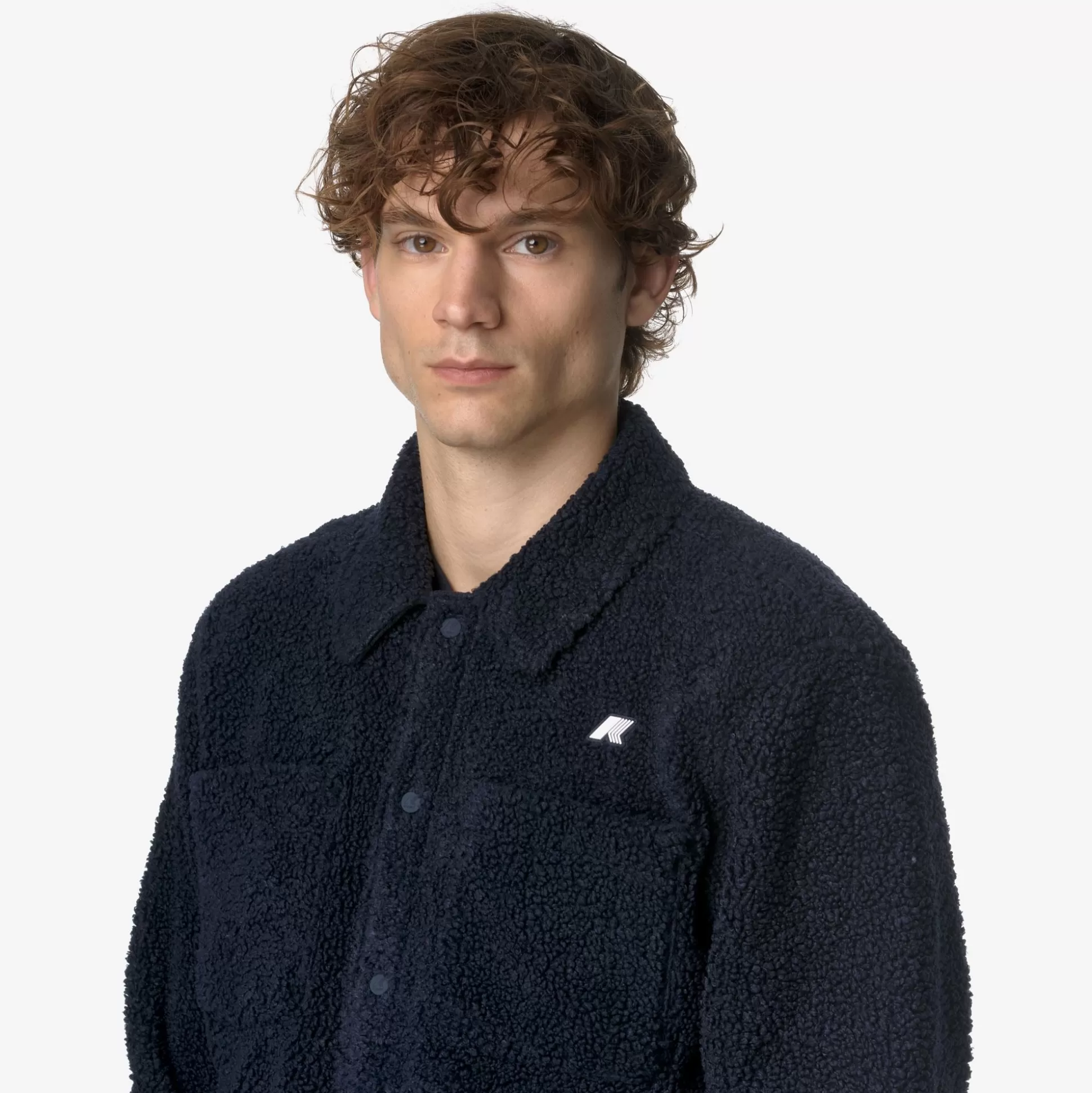 Flash Sale K-Way CAMERON SHERPA POLAR Bluedepth-bluedepth
