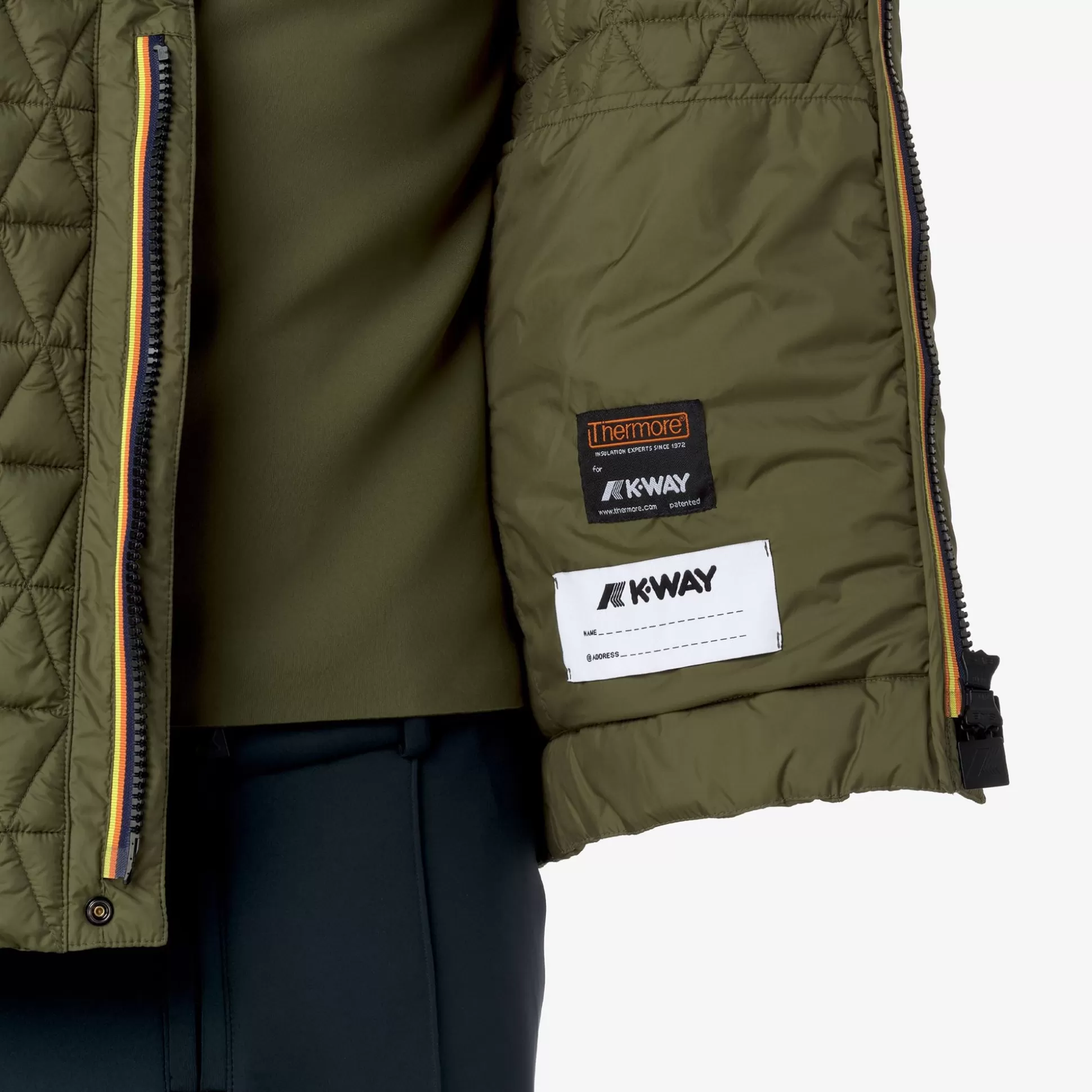 Best Sale K-Way CARDY TECH THERMO LIGHT Greenwinter