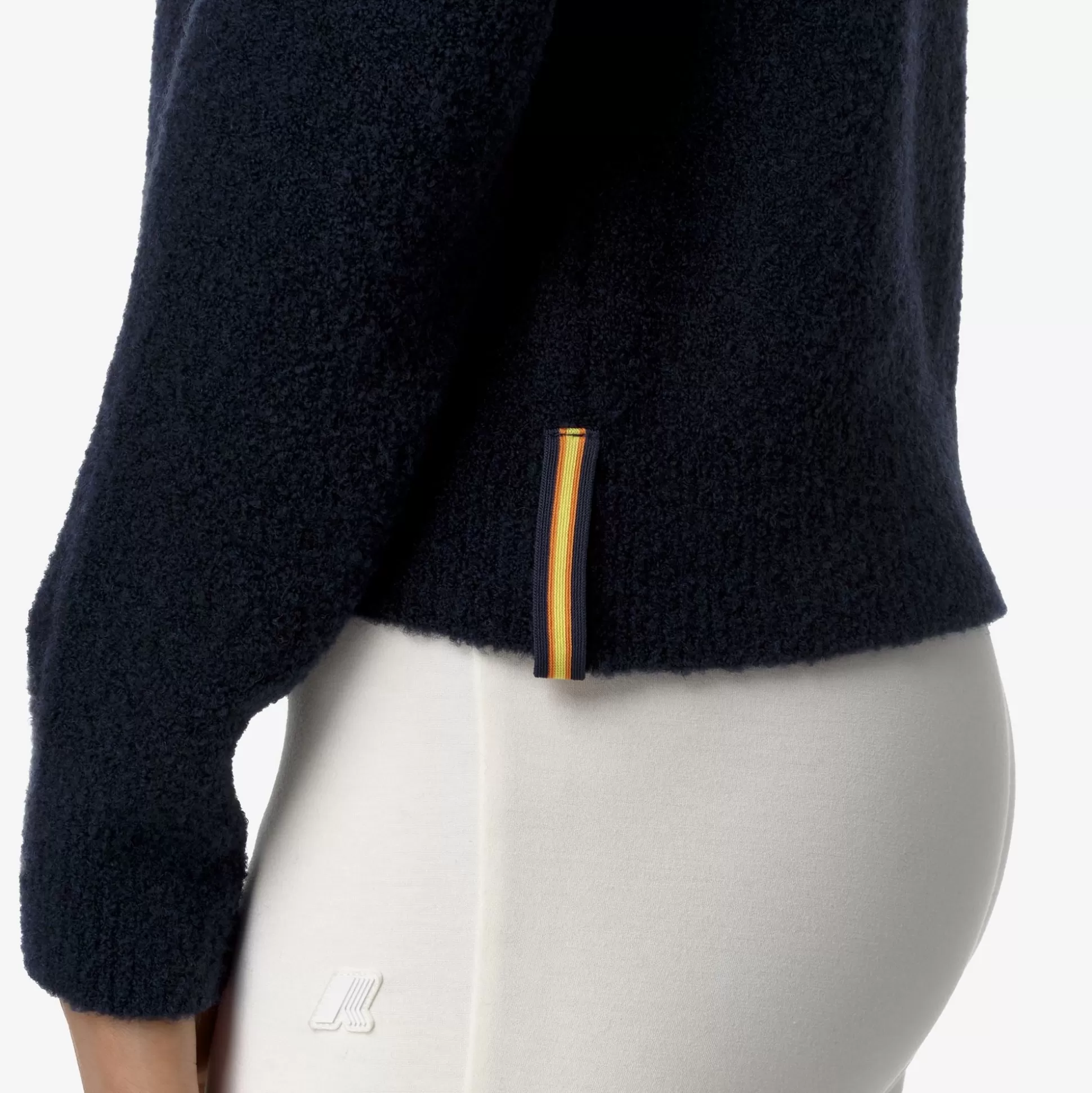 Best K-Way CLARISSE WOOL MERINO BOUCLE Bluedepth