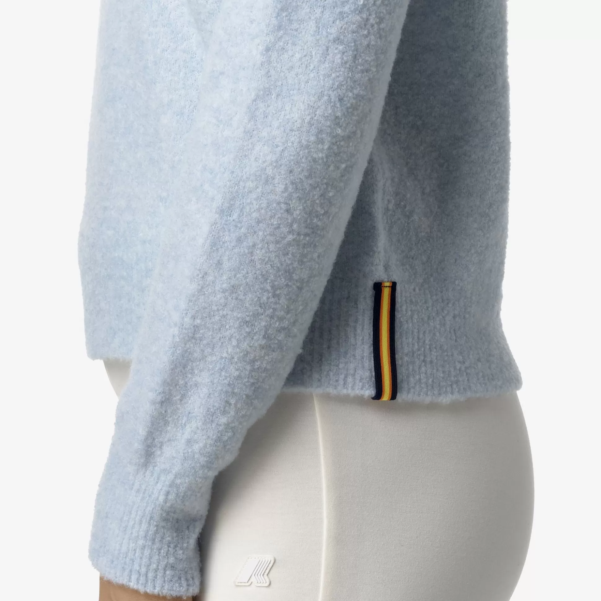 Outlet K-Way CLARISSE WOOL MERINO BOUCLE Blueballad