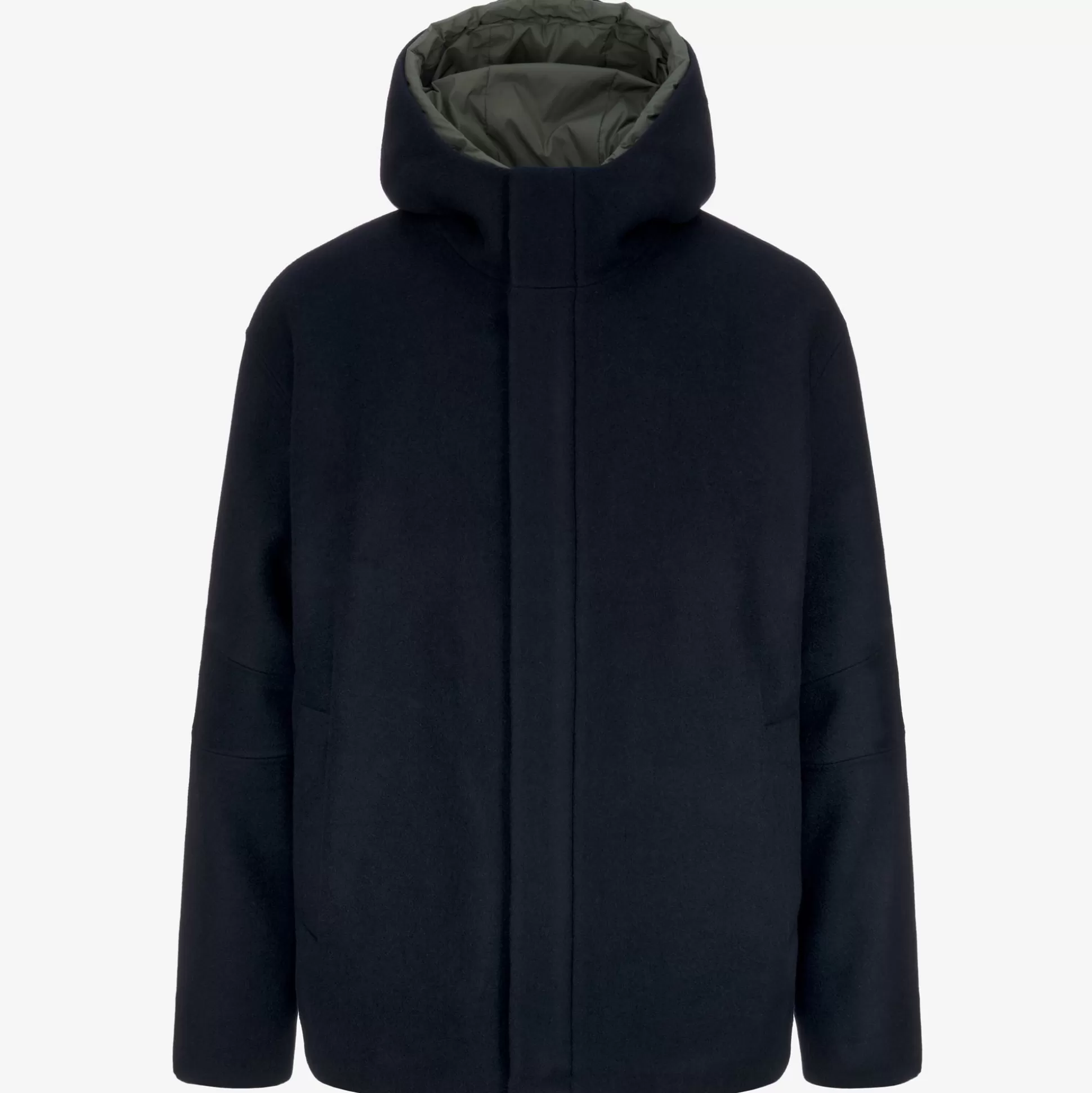 New K-Way CLAUDEL WOOLMARK Bluedepth-greenblackish