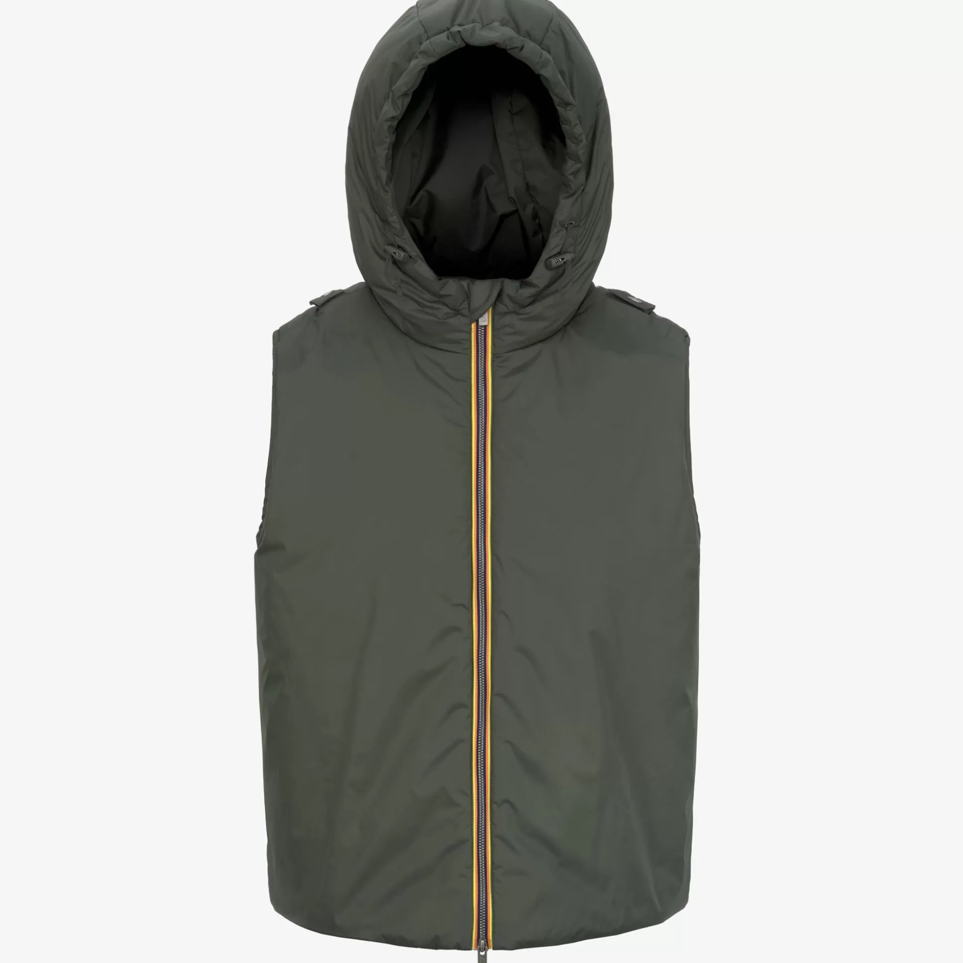 New K-Way CLAUDEL WOOLMARK Bluedepth-greenblackish
