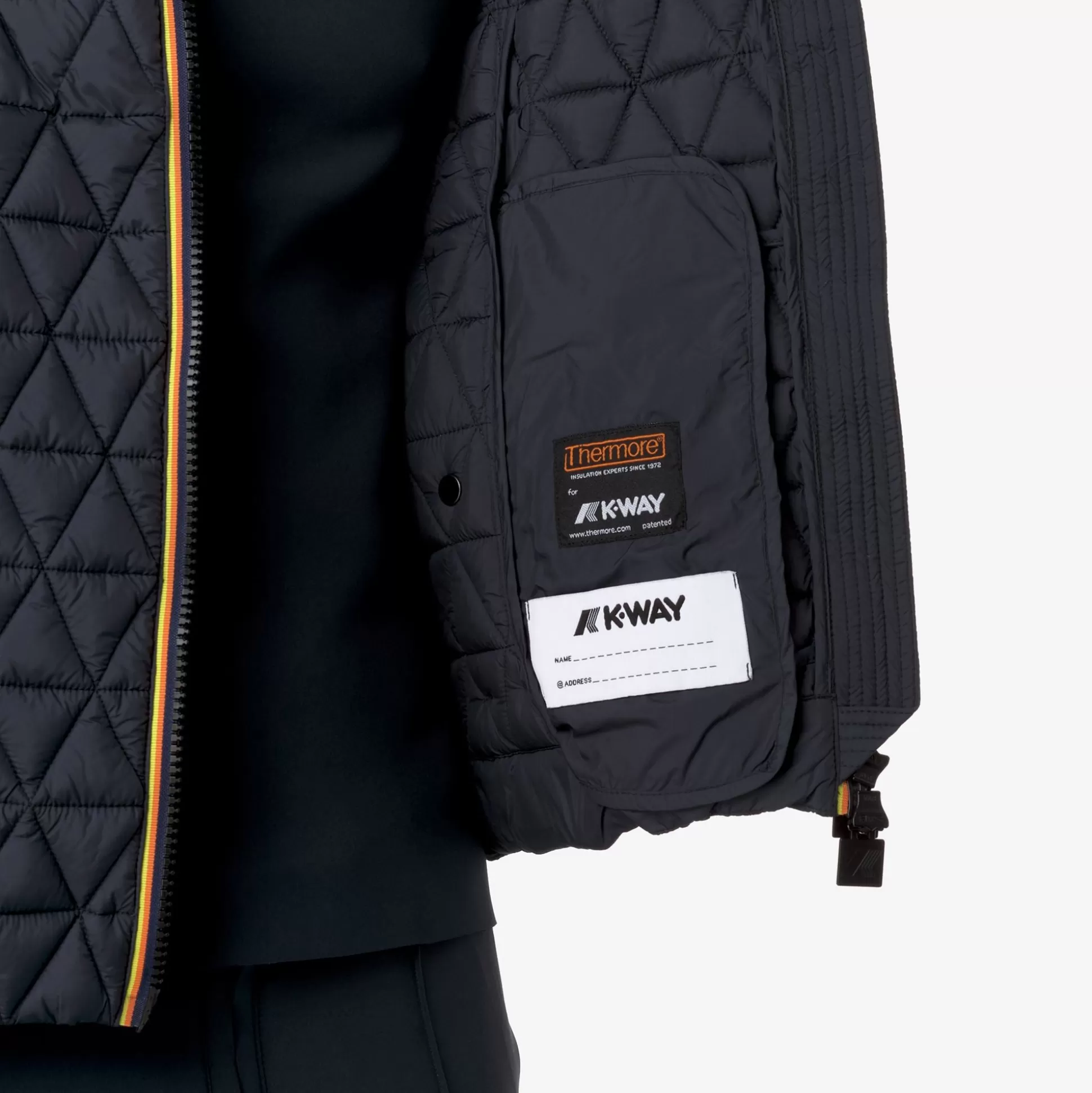Fashion K-Way CLAUDER TECH THERMO LIGHT Blackash
