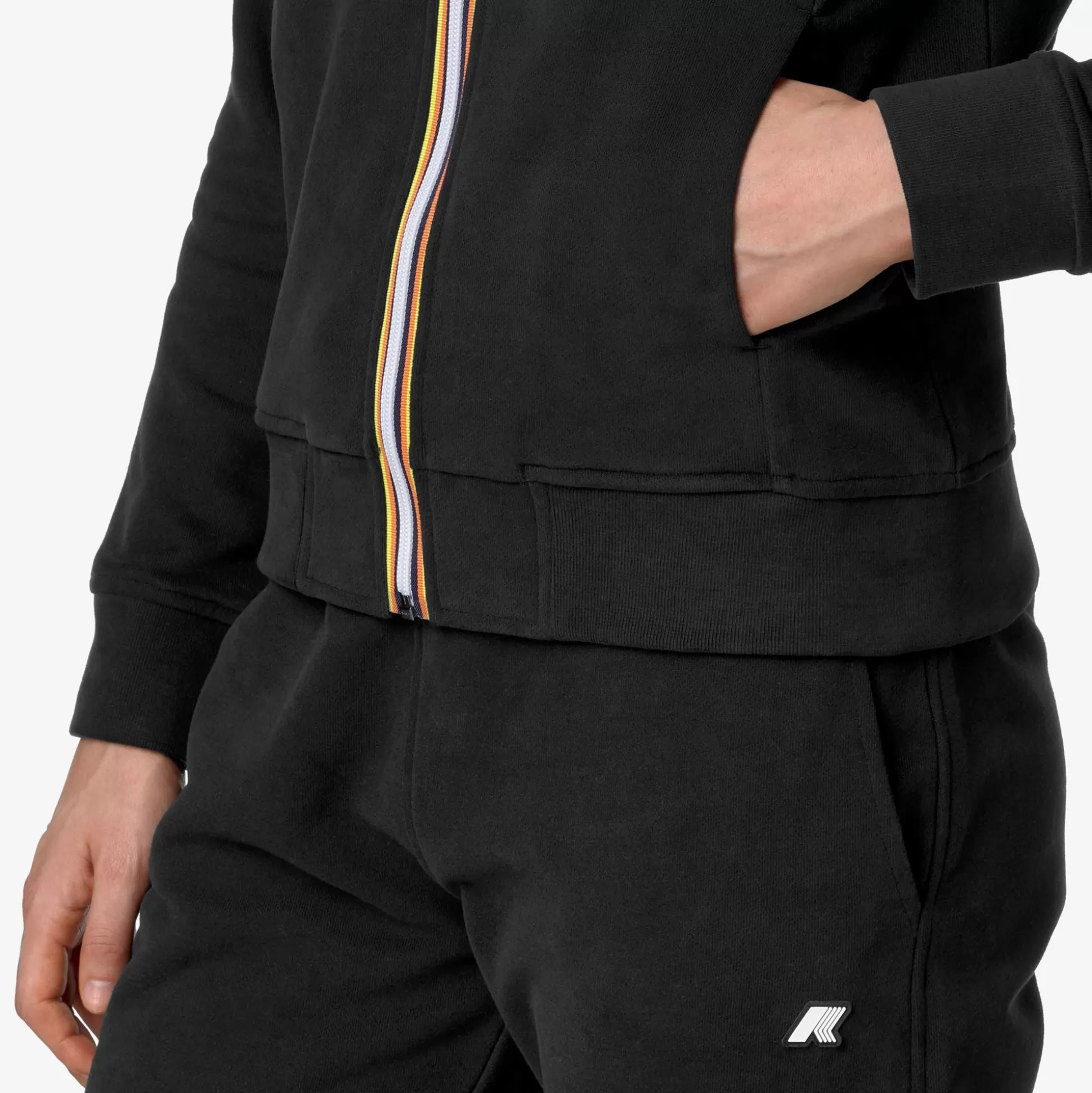 Clearance K-Way DELINE FLEECE PEACH Blackpure