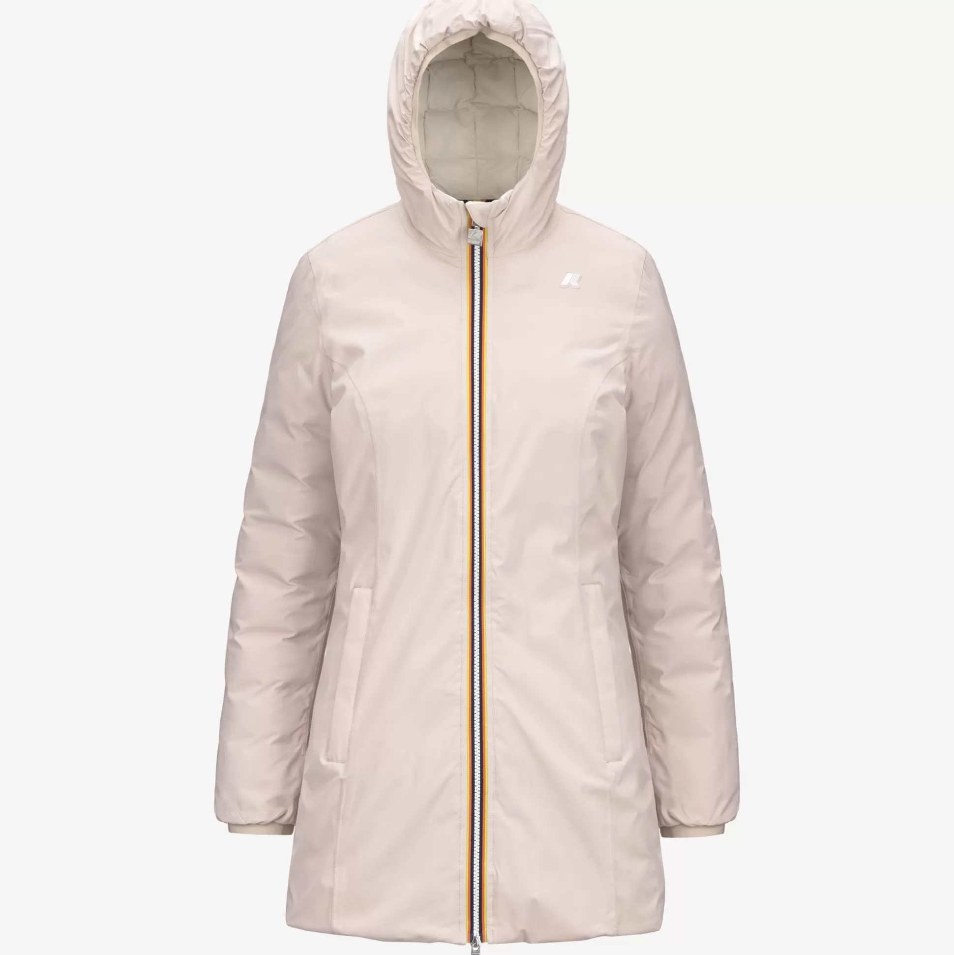 Store K-Way DENISE ST THERMO REVERSIBLE Pinkt-whiteg