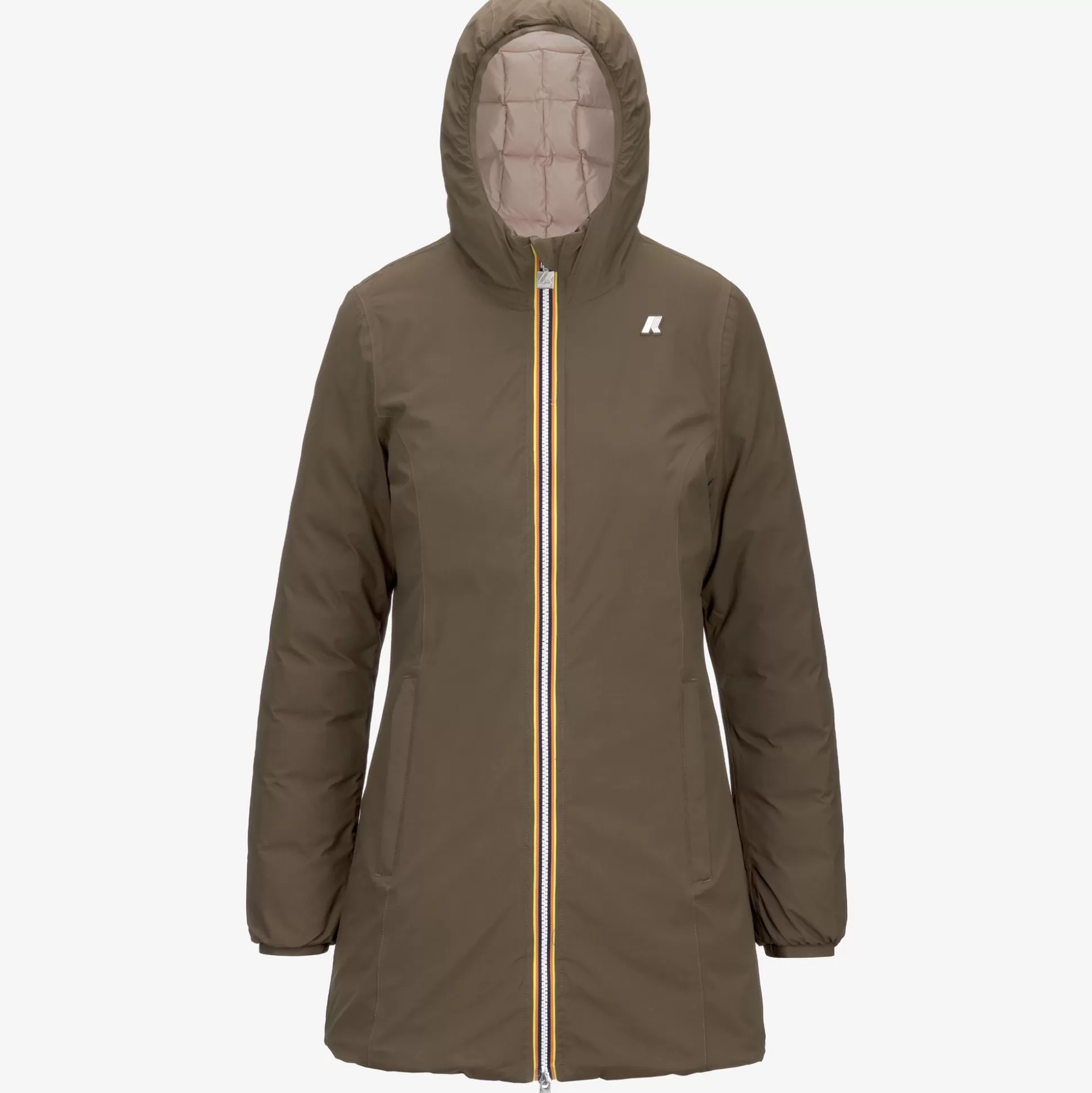 Best Sale K-Way DENISE ST THERMO REVERSIBLE Browng-pinkt