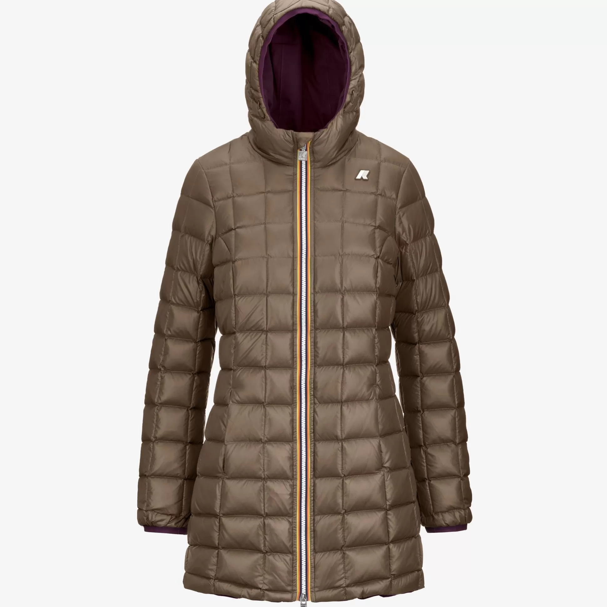 Cheap K-Way DENISE ST THERMO REVERSIBLE Violetdkp-browng
