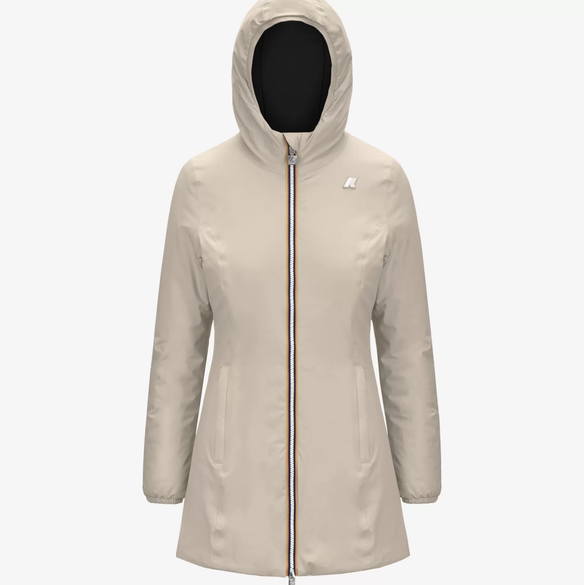 Sale K-Way DENISE ST WARM REVERSIBLE Beigeg-blackp