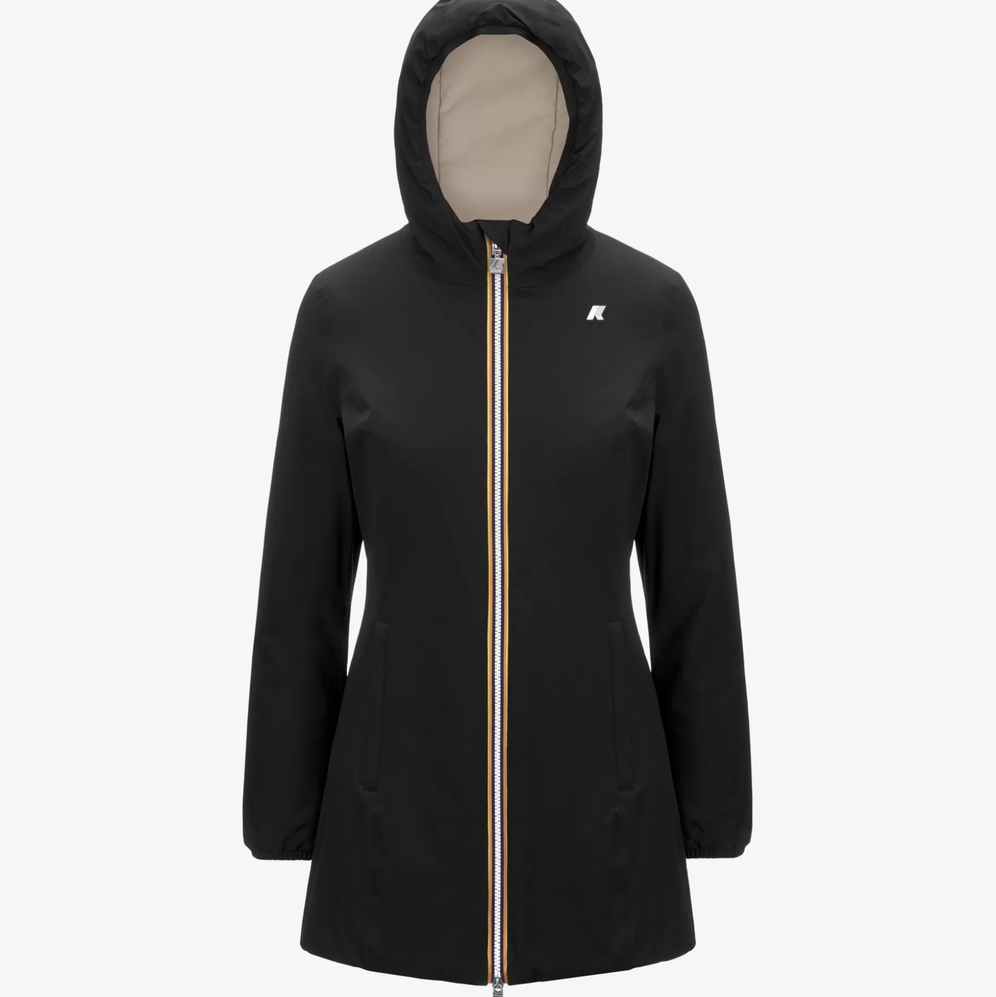 Shop K-Way DENISE ST WARM REVERSIBLE Blackp-beigeg