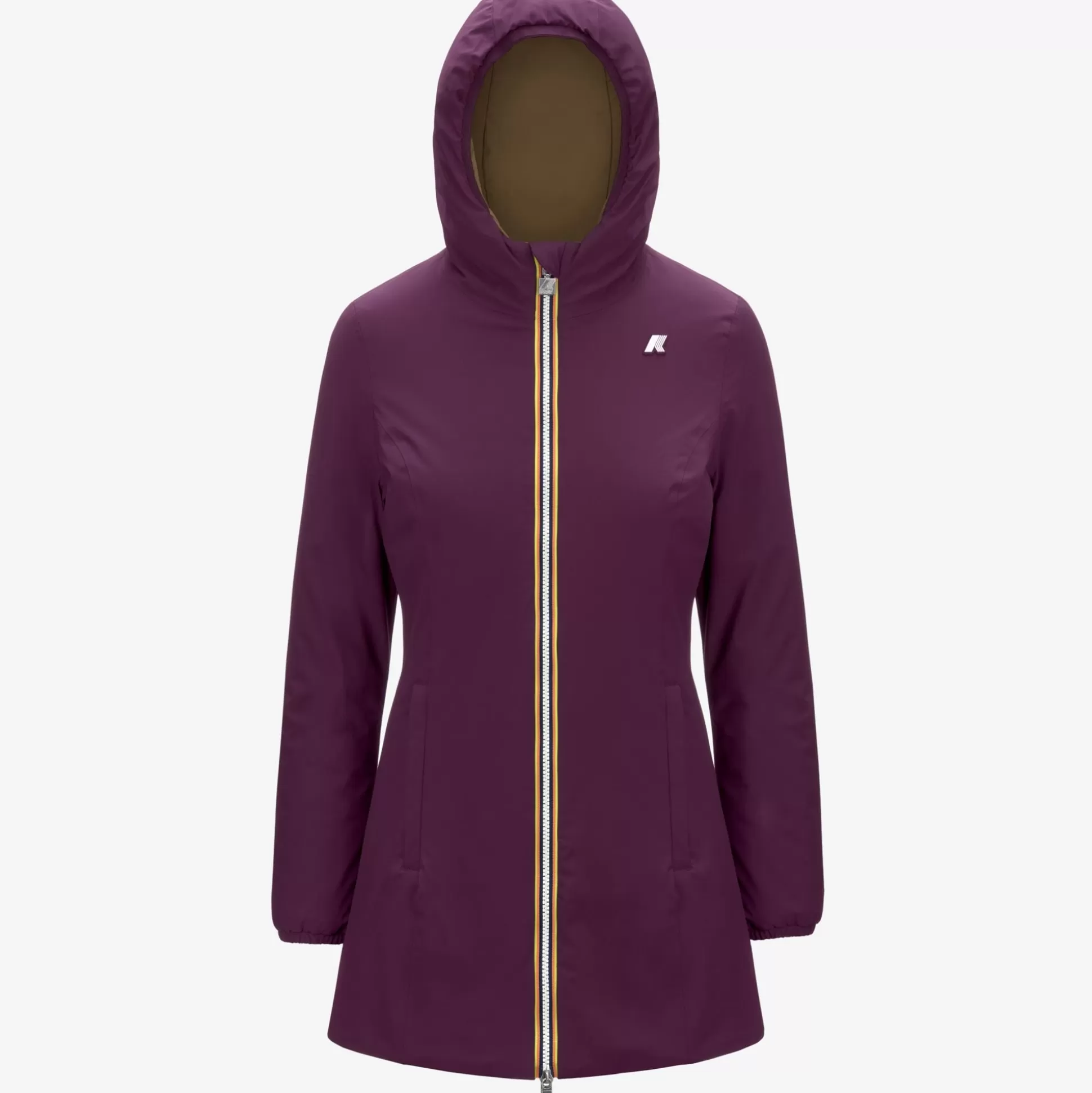 Cheap K-Way DENISE ST WARM REVERSIBLE Violetdk-brownc