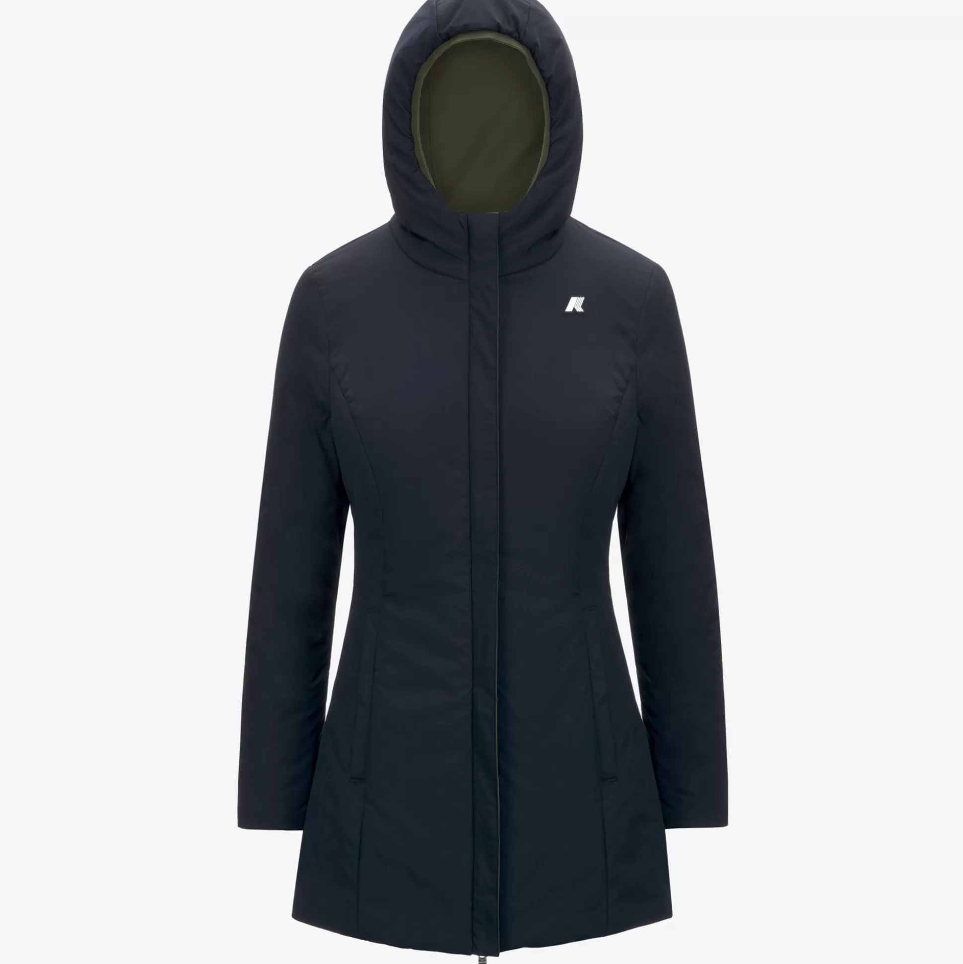 Shop K-Way DENISE ST WARM REVERSIBLE Greenc-blued