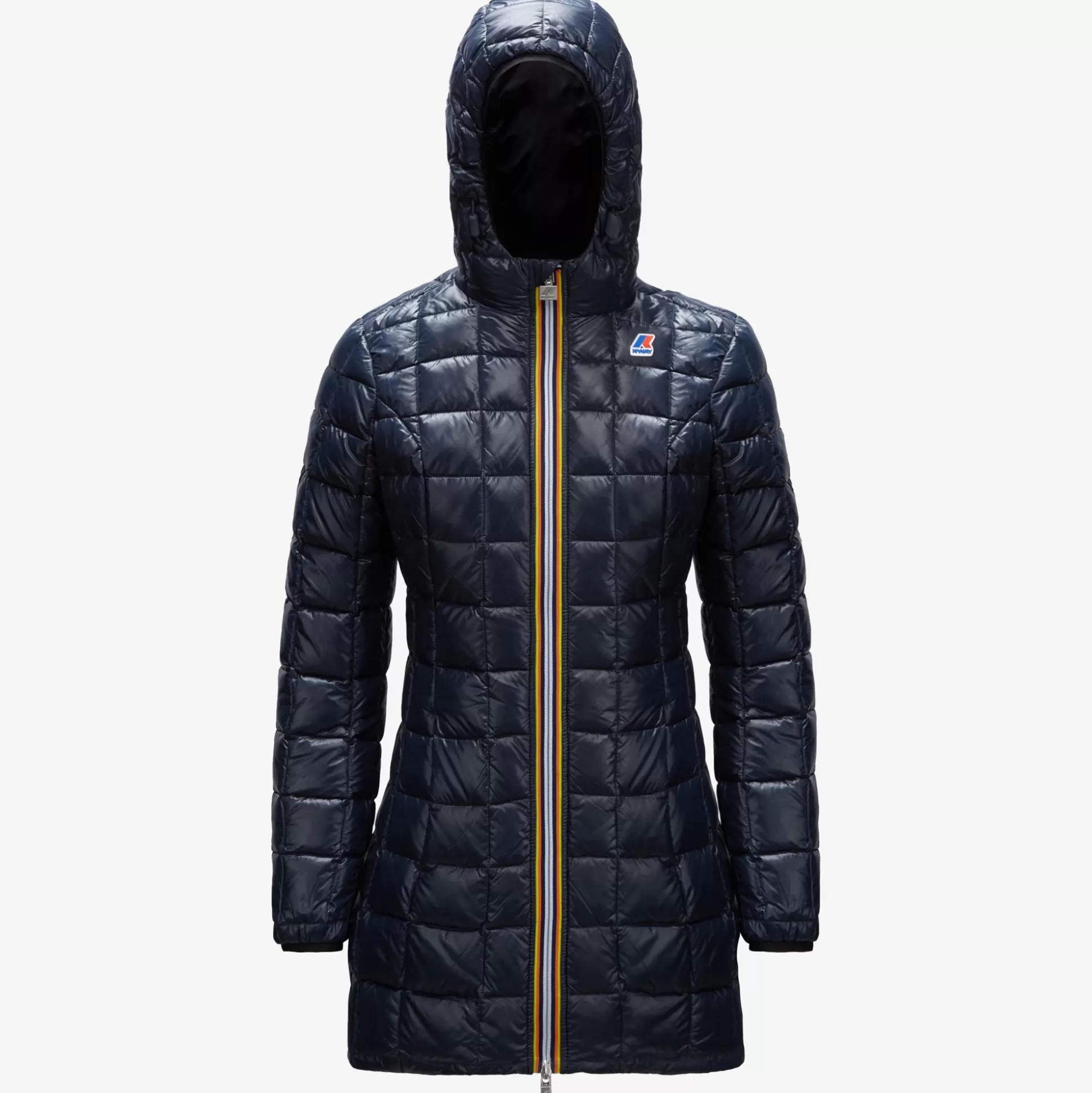 New K-Way DENISE THERMO PLUS.2 REVERSIBLE Blackpure-bluedepth