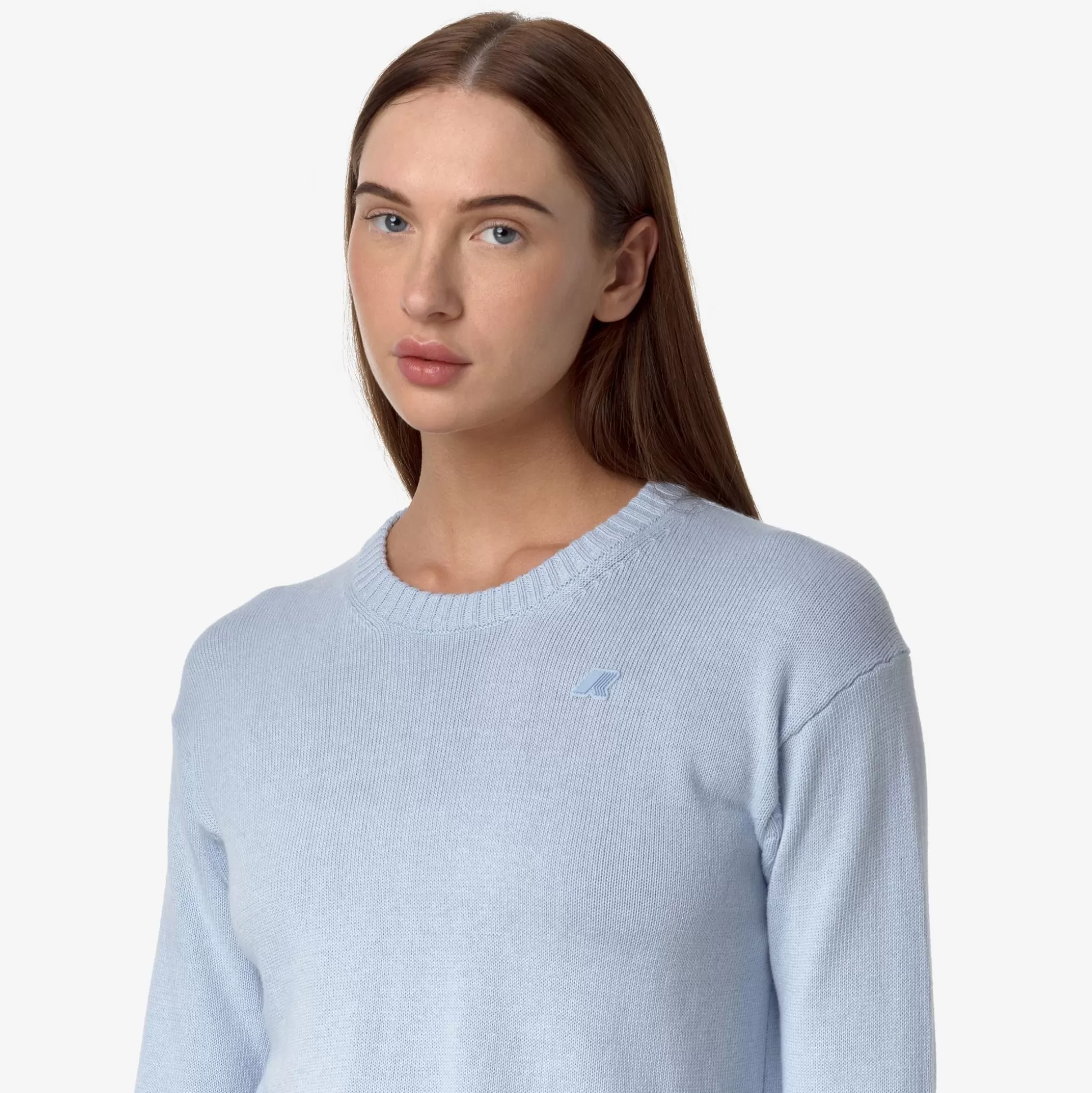 Discount K-Way DOMITINE COTTON CASHMERE Blueballad