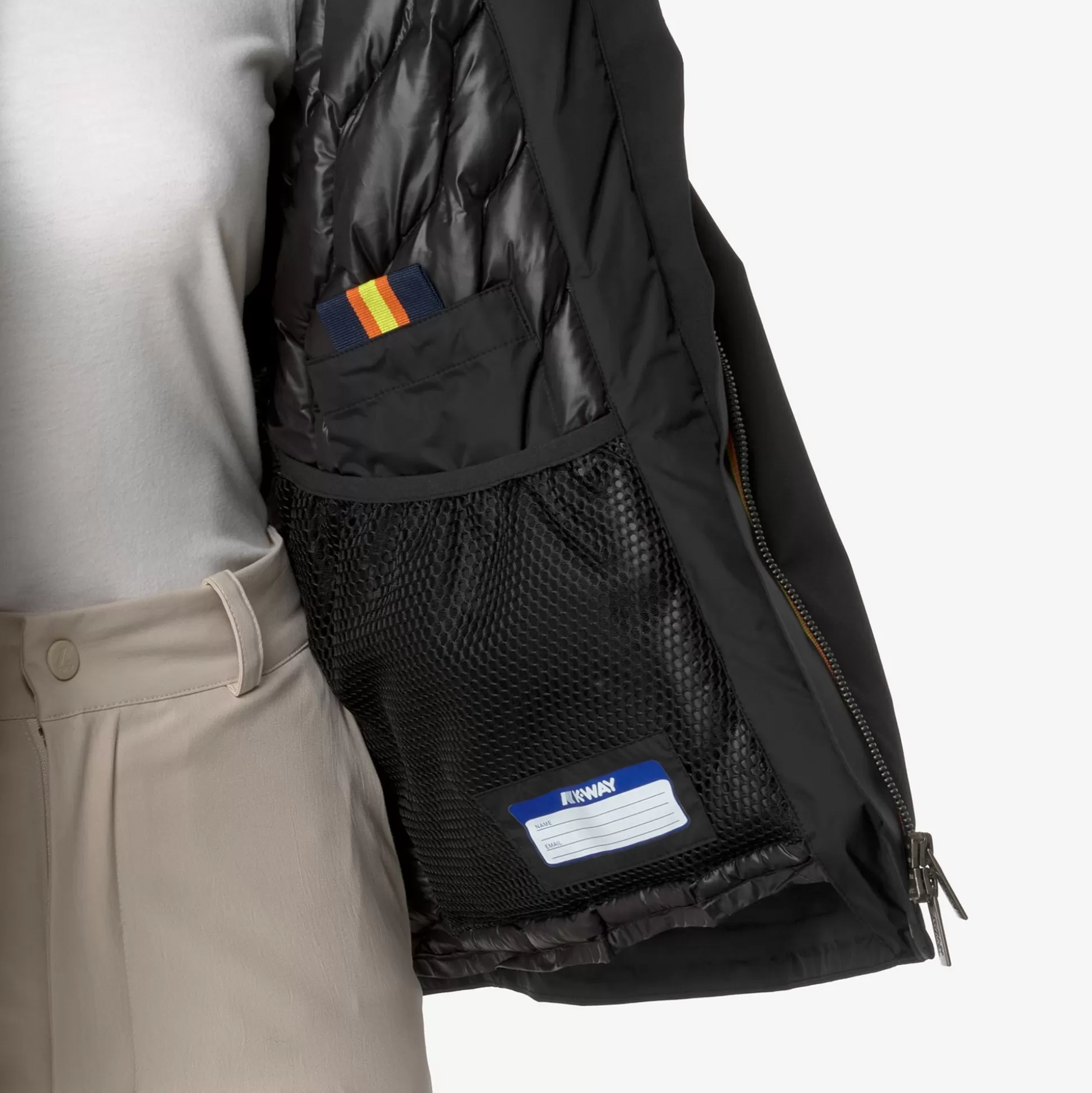 Cheap K-Way DOREL BONDED PADDED Blackpure