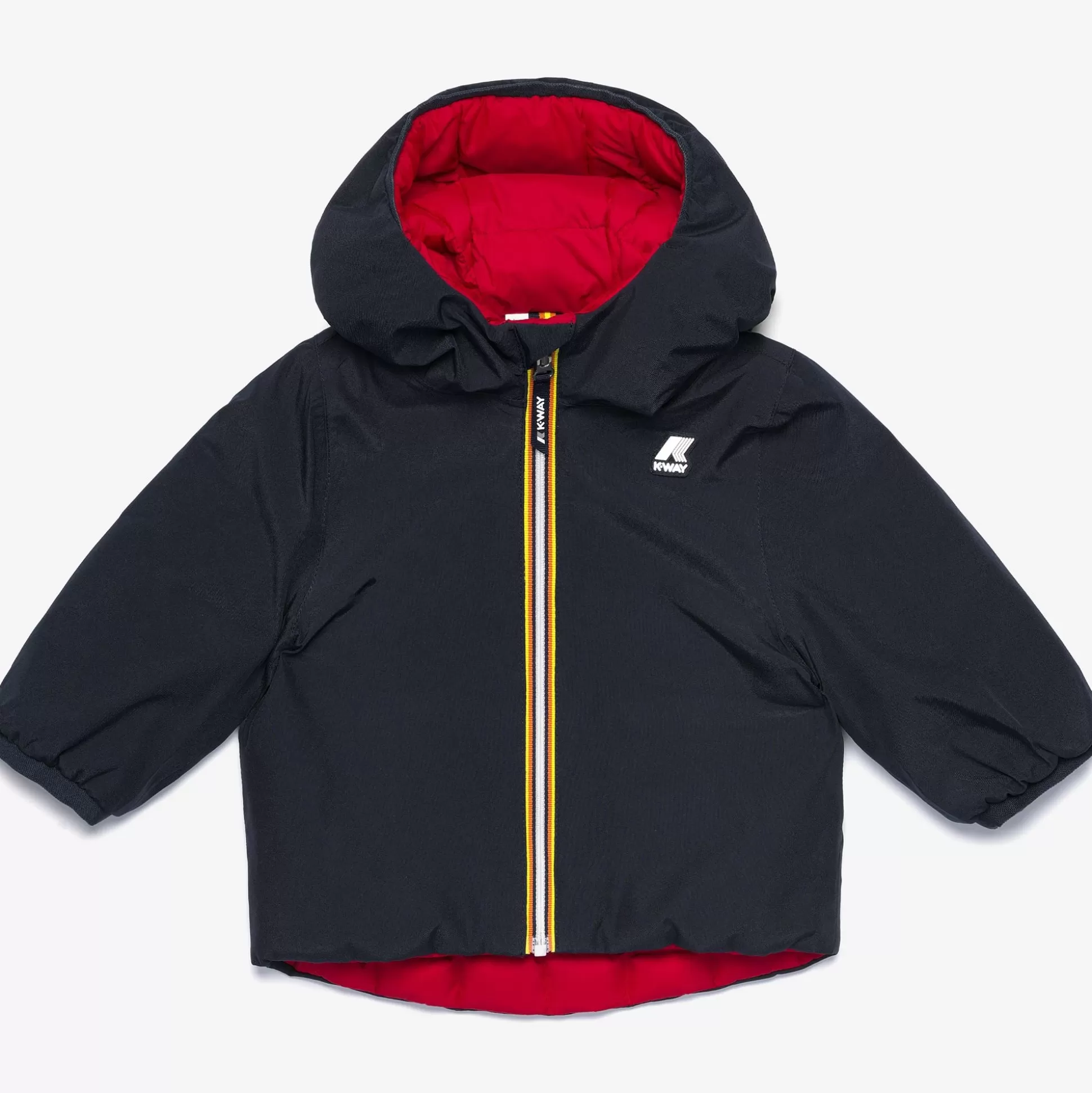New K-Way E. JACK ST THERMO REVERSIBLE Bluedepth-red