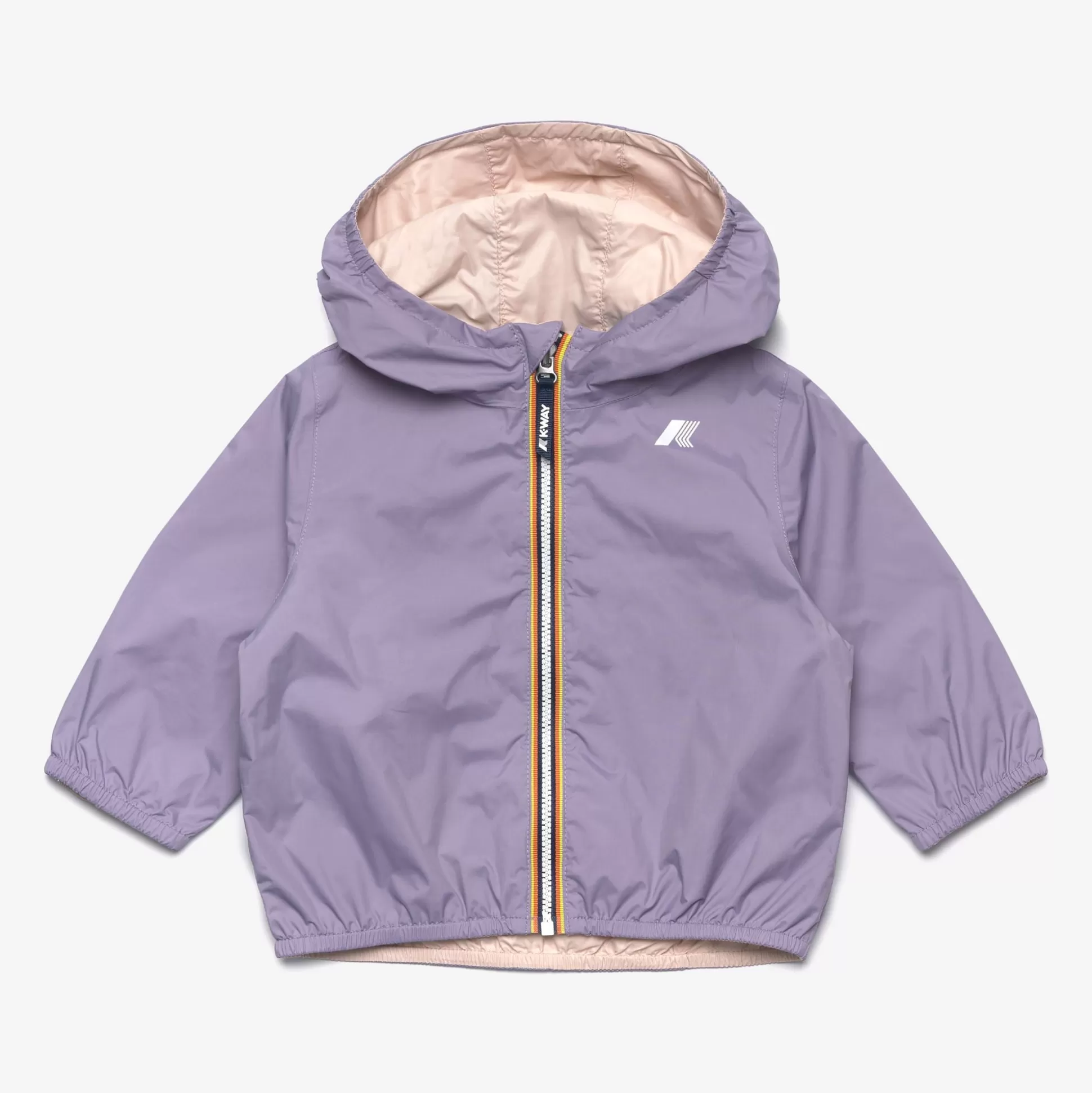 Store K-Way E. JAKE PLUS.2 REVERSIBLE Violetglicine-pinkgardenia