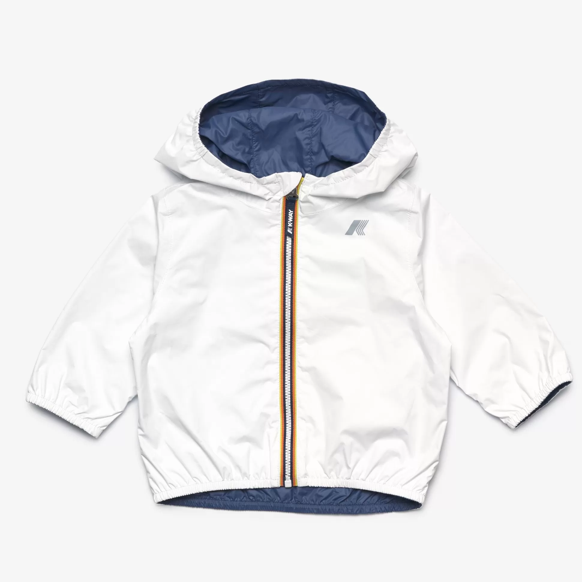 Fashion K-Way E. JAKE PLUS.2 REVERSIBLE White-bluefiord