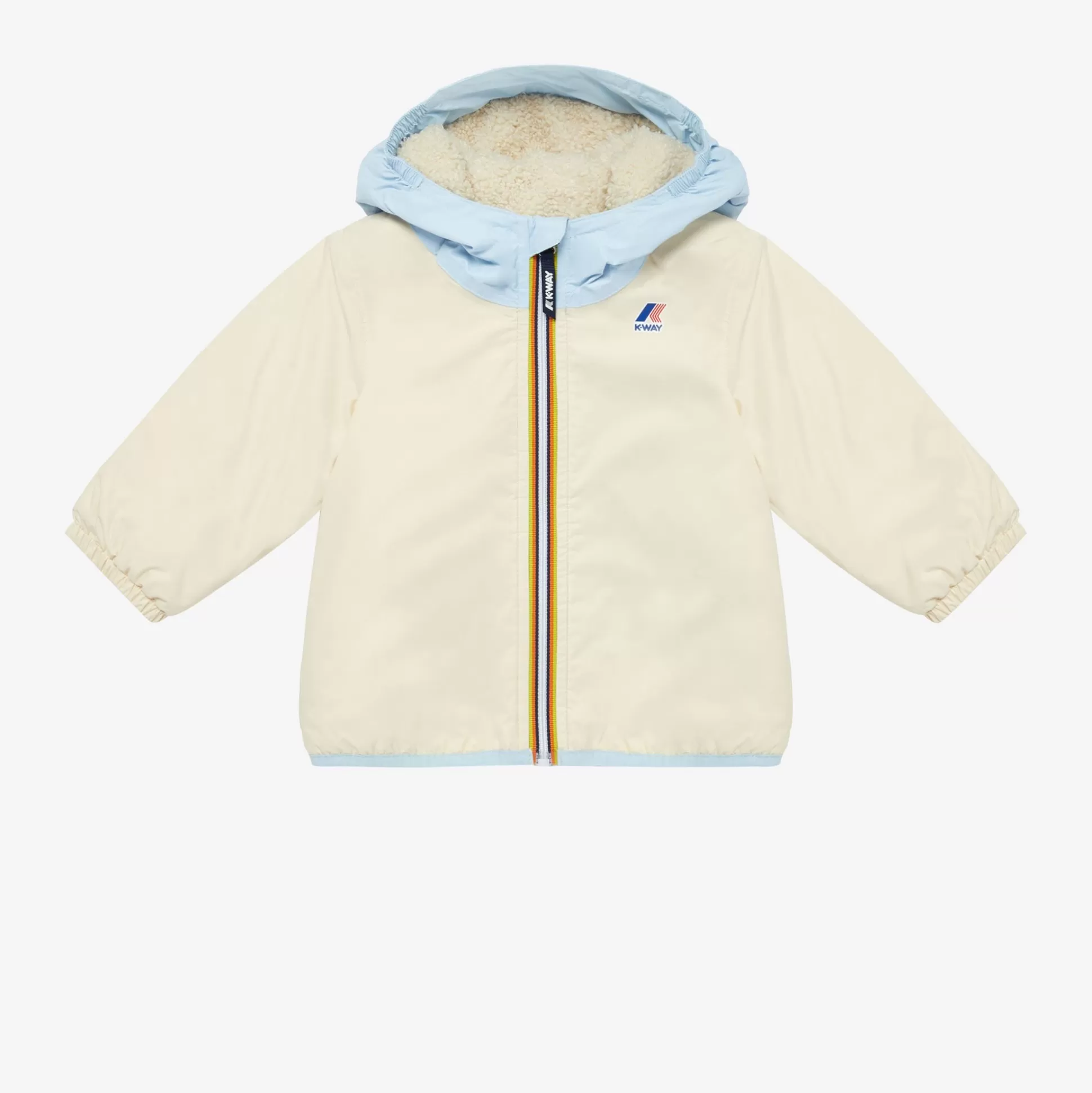 Best K-Way E. LE VRAI 3.0 CLAUDINE ORSETTO Beige-azure-ecru