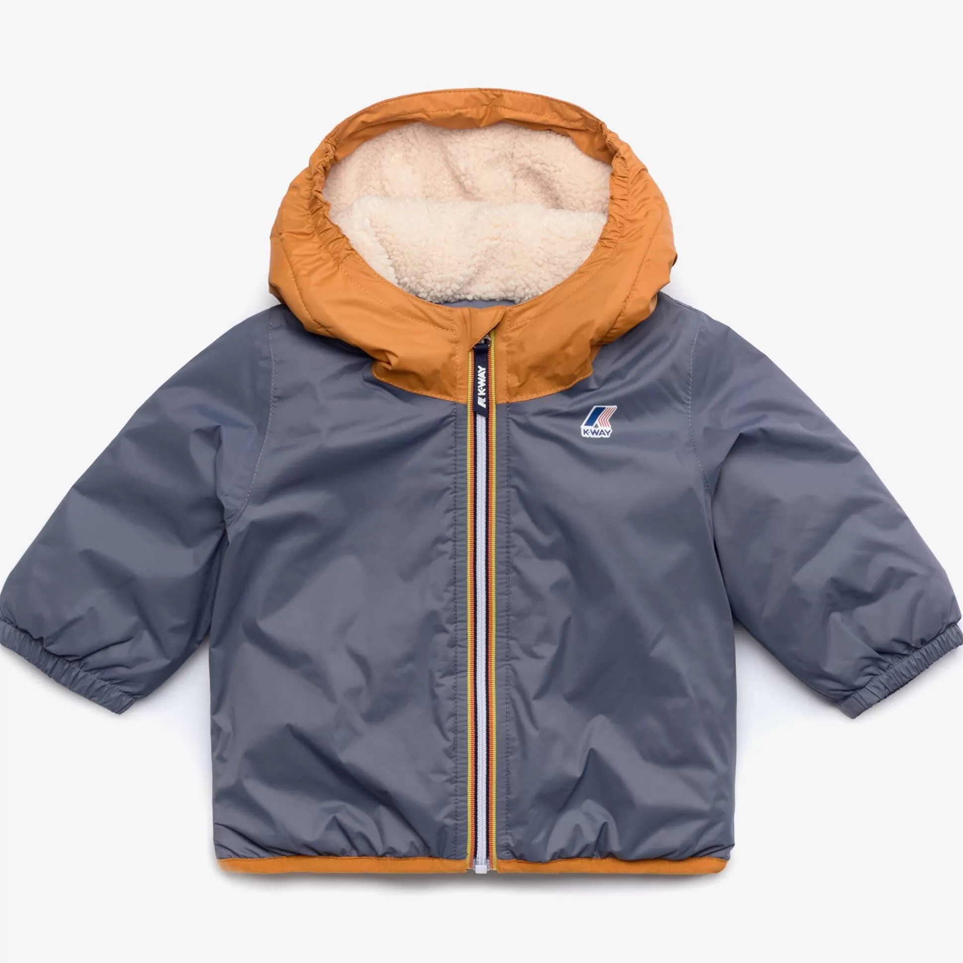 Cheap K-Way E. LE VRAI 3.0 CLAUDINE ORSETTO Greyavio-yellow-ecru