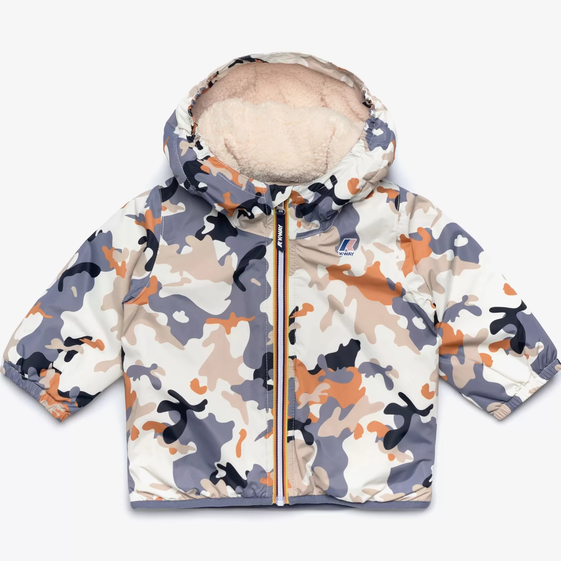 Best Sale K-Way E. LE VRAI 3.0 CLAUDINE ORSETTO GRAPHIC Ecru-camoboyavio