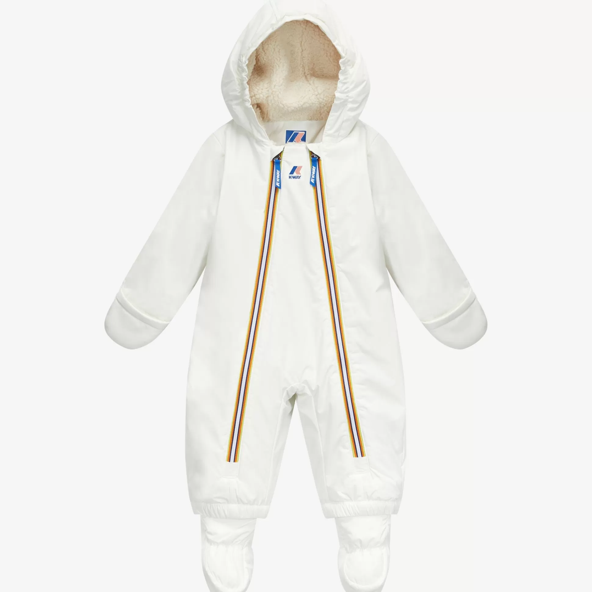 Sale K-Way E. LE VRAI 3.0 SNOTTY ORSETTO Ecru-white
