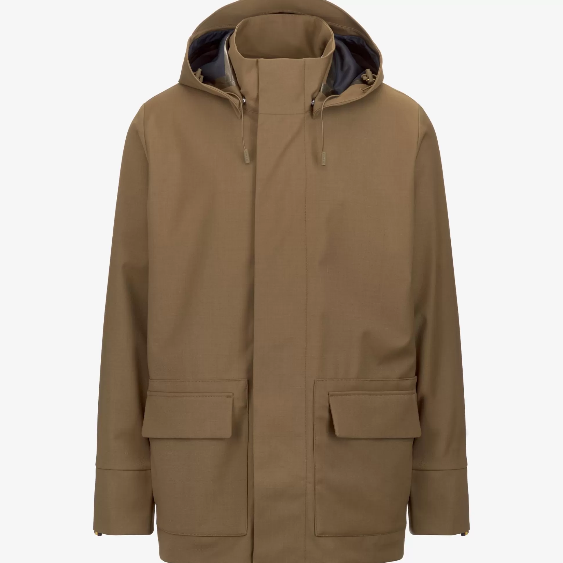 Discount K-Way ERHAL TECH WOOL BLEND Browncorda-bluedepth