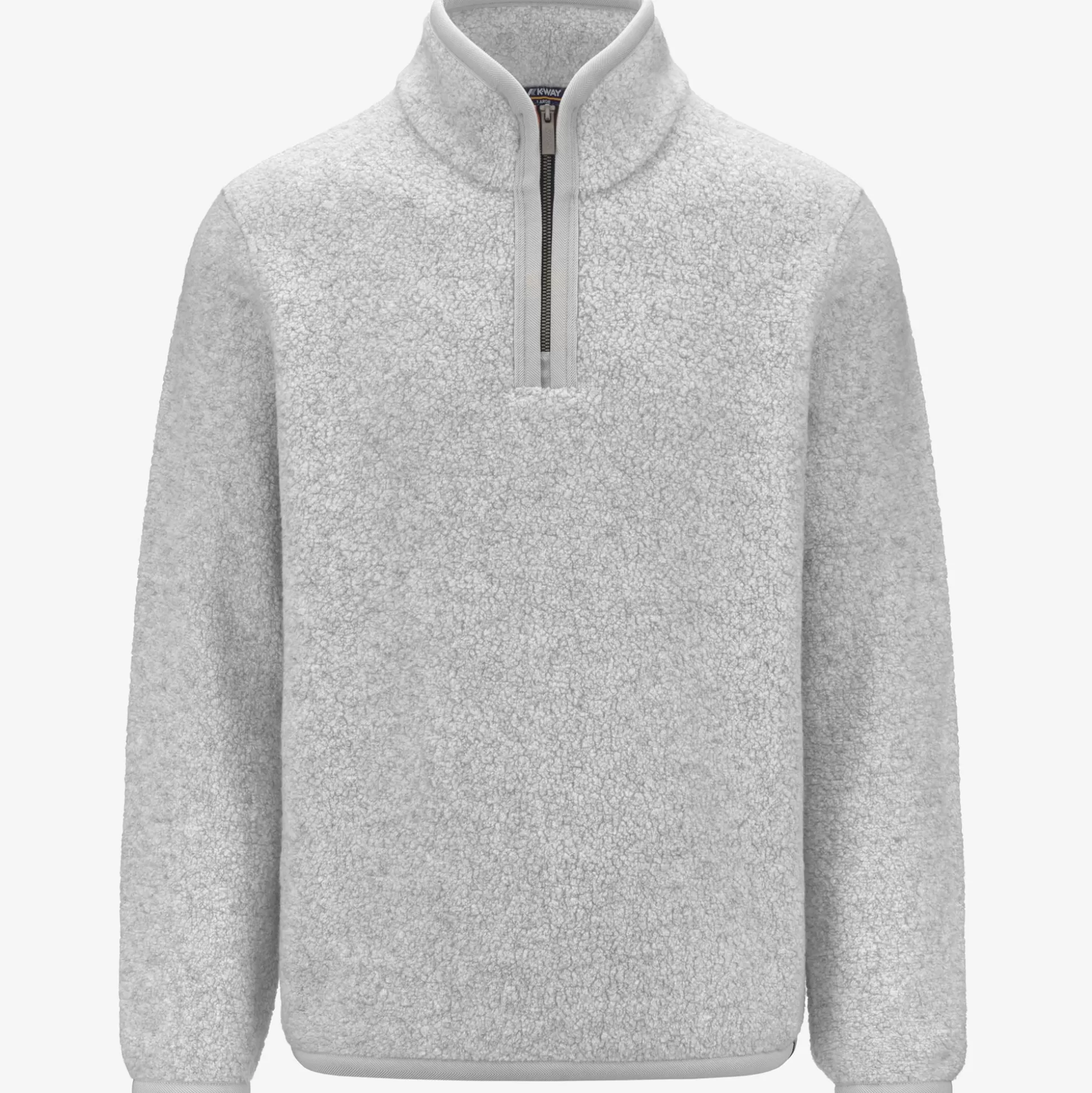 Fashion K-Way ERN WOOL FLEECE Ltgreymel