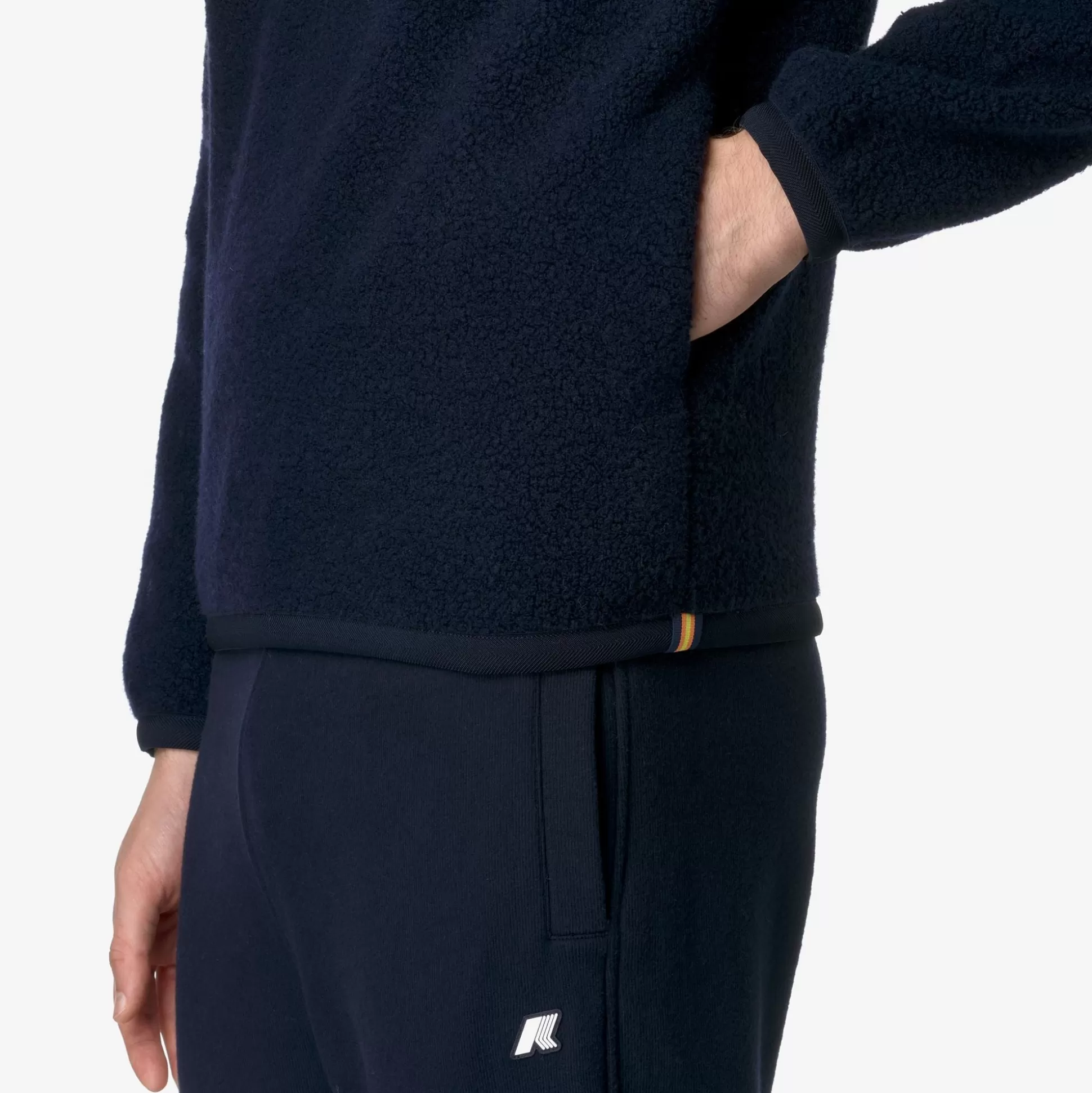 Cheap K-Way ERN WOOL FLEECE Bluedepth