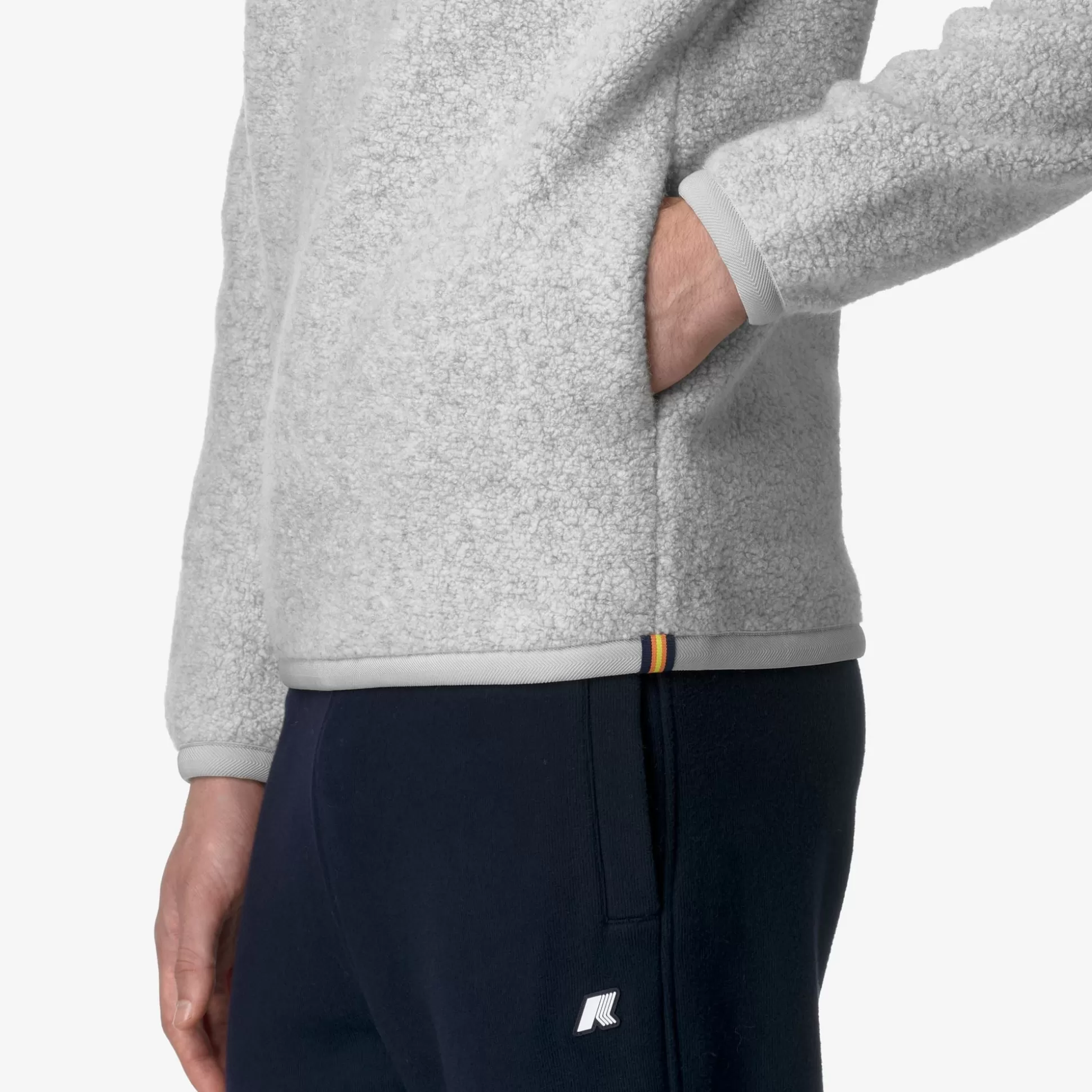 Discount K-Way EROUND WOOL FLEECE Ltgreymel