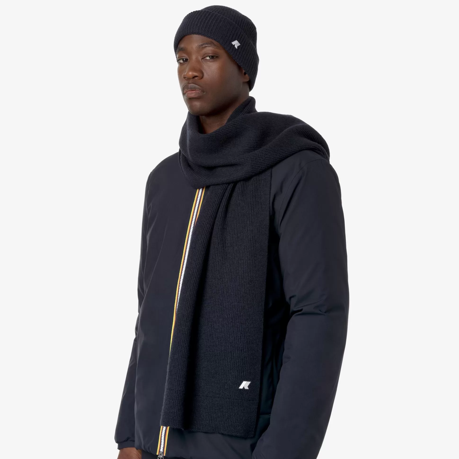 Fashion K-Way ETIENNE CARDIGAN STITCH WOOL Bluedepthmelange