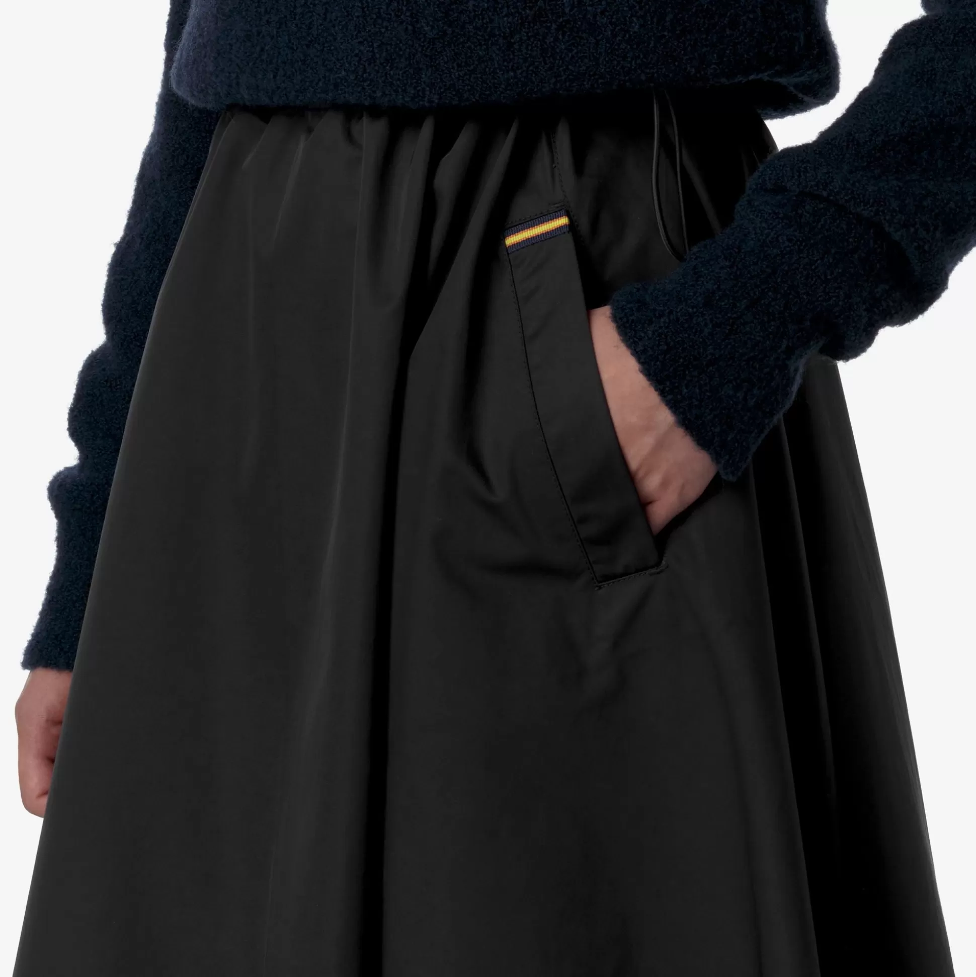 Flash Sale K-Way GAELA SATIN Blackpure